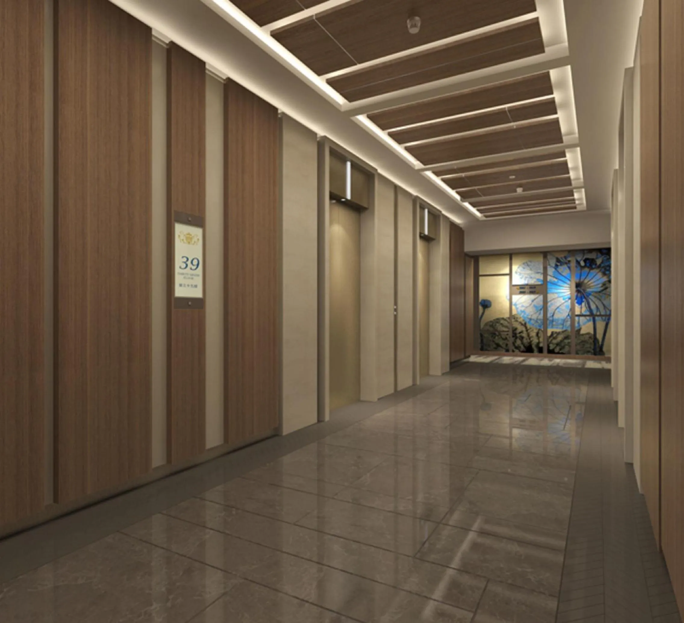 Decorative detail in Ascott Central Wuxi