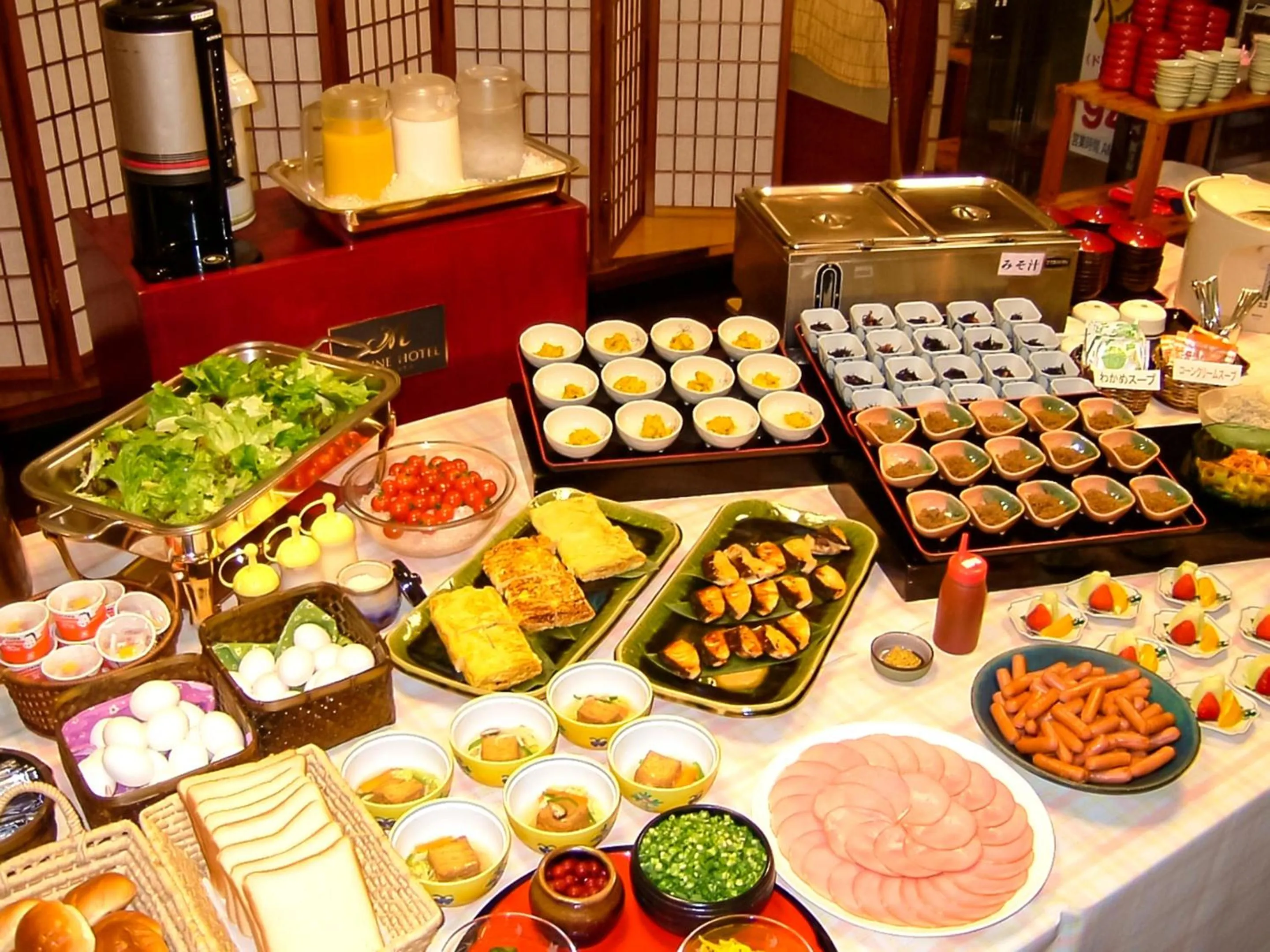 Buffet breakfast in Ichihara Marine Hotel