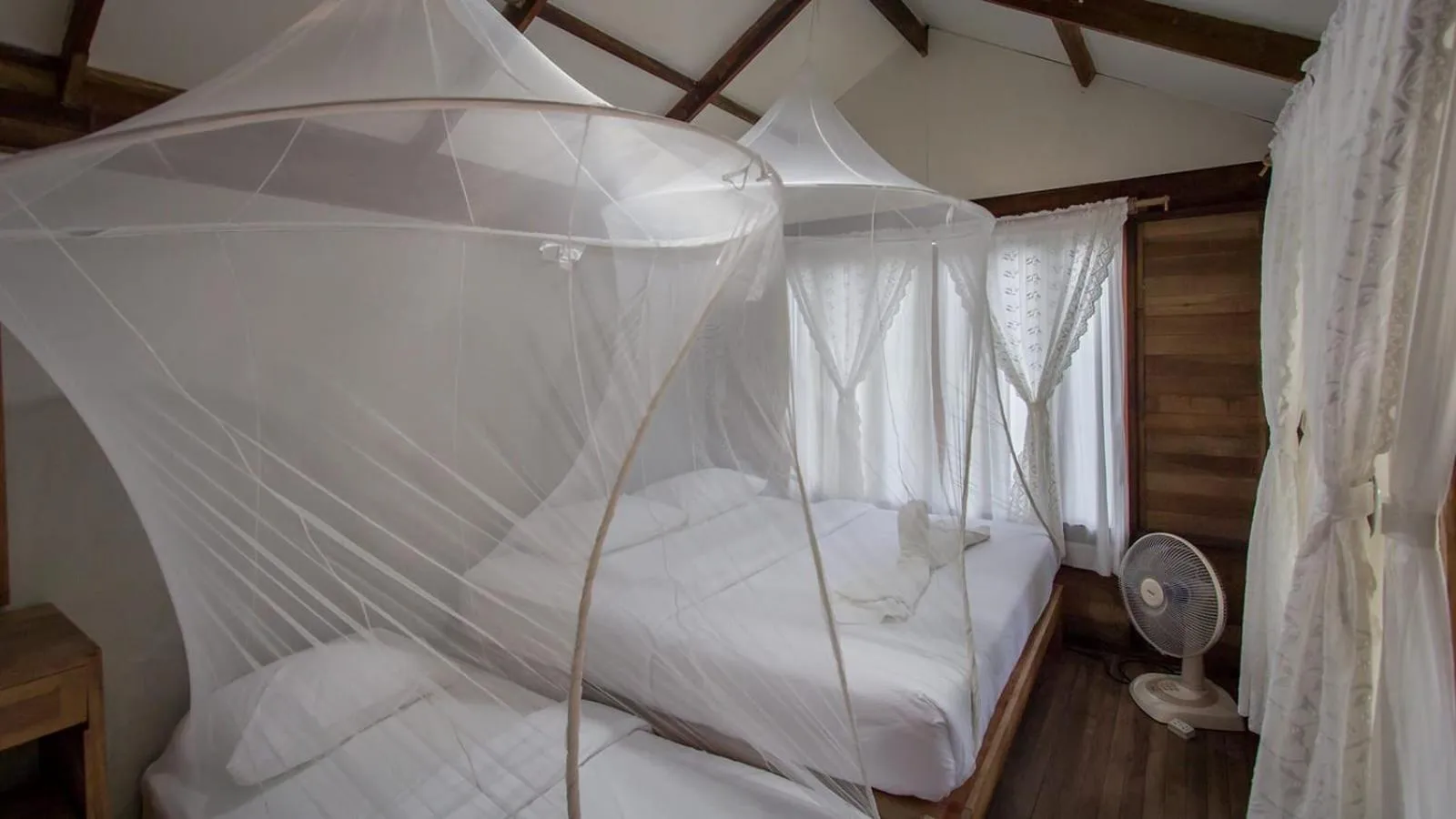 Bed in Jungle Koh Kood Resort