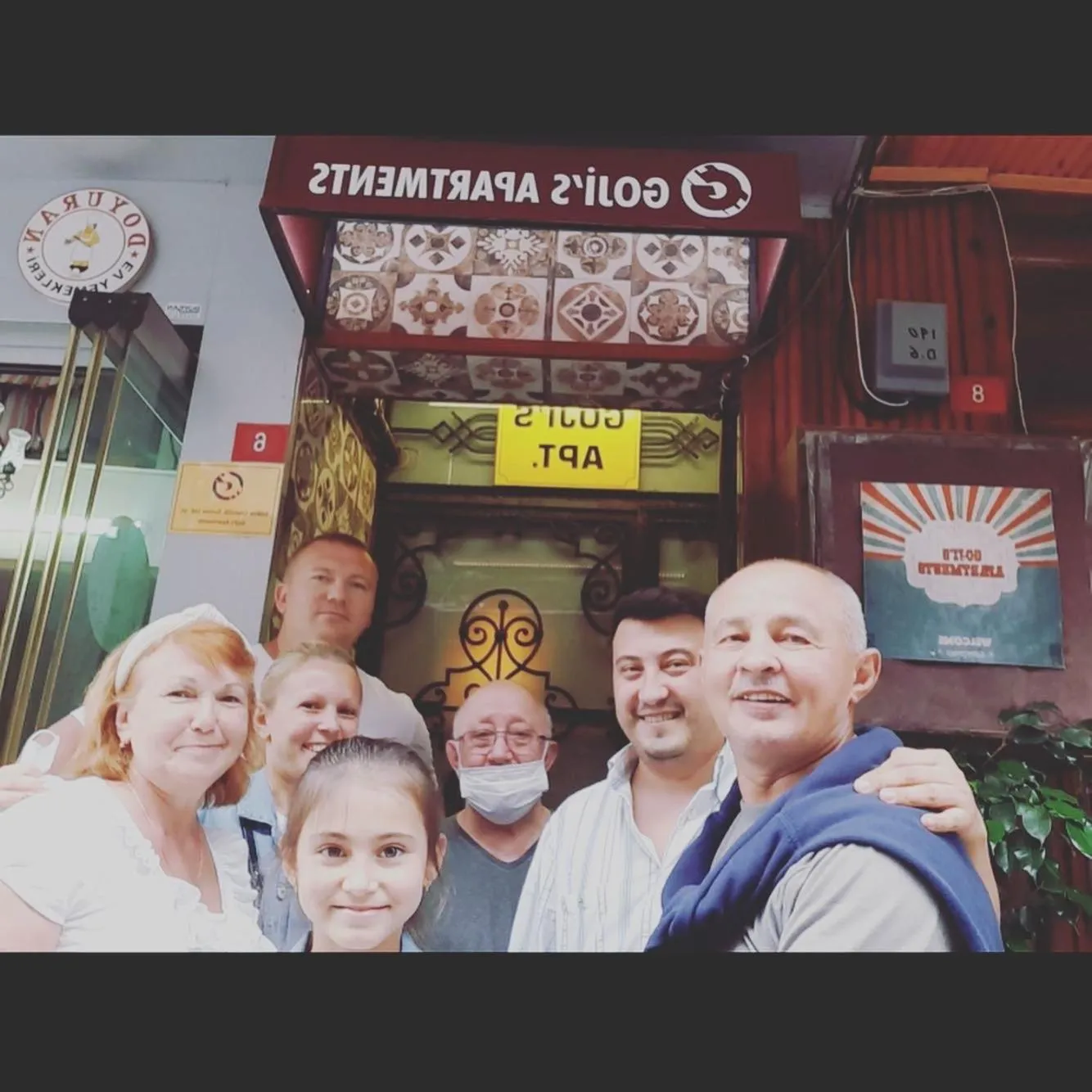 Guests in Goji's Apartments