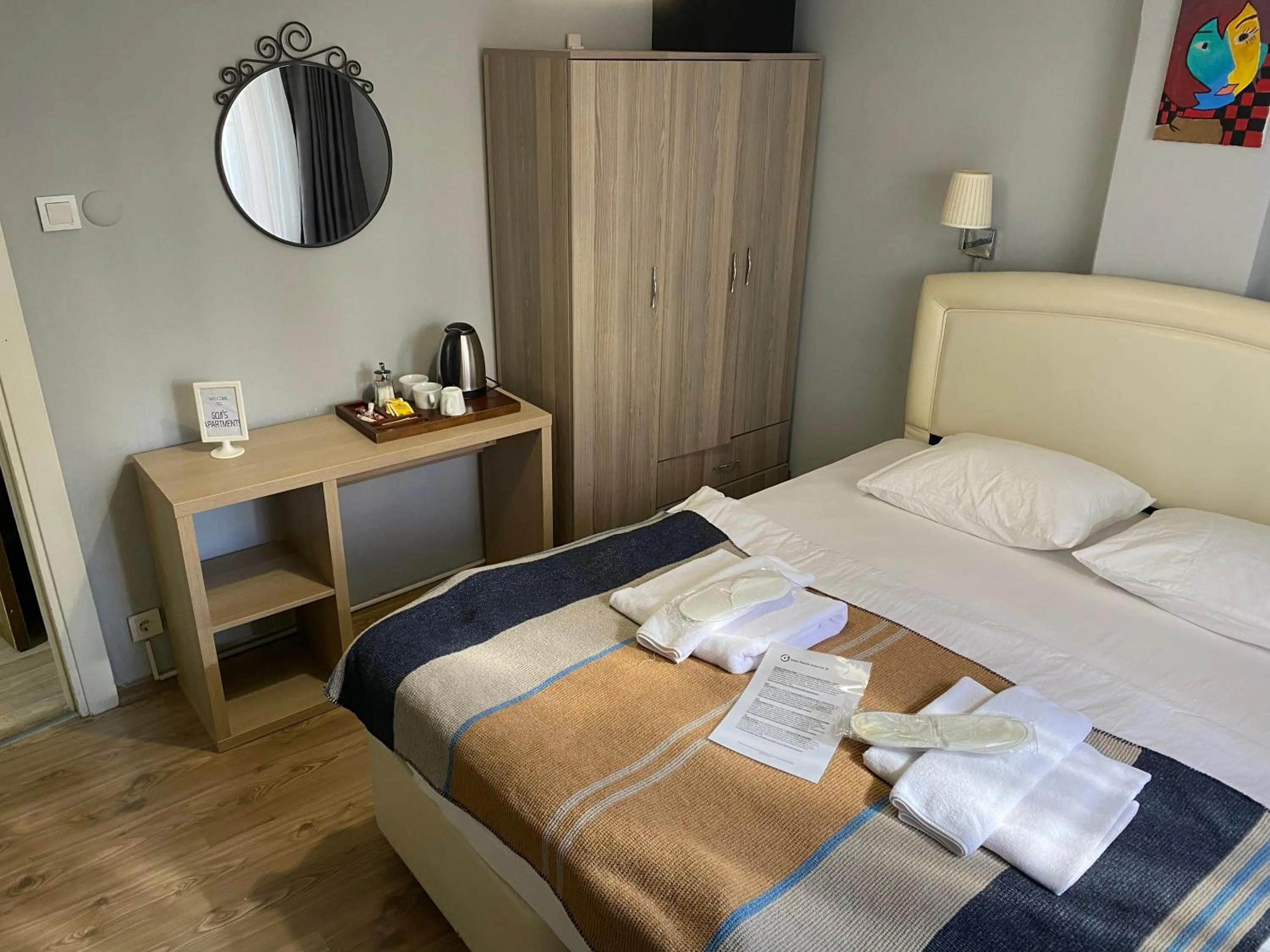 Bed in Goji's Apartments