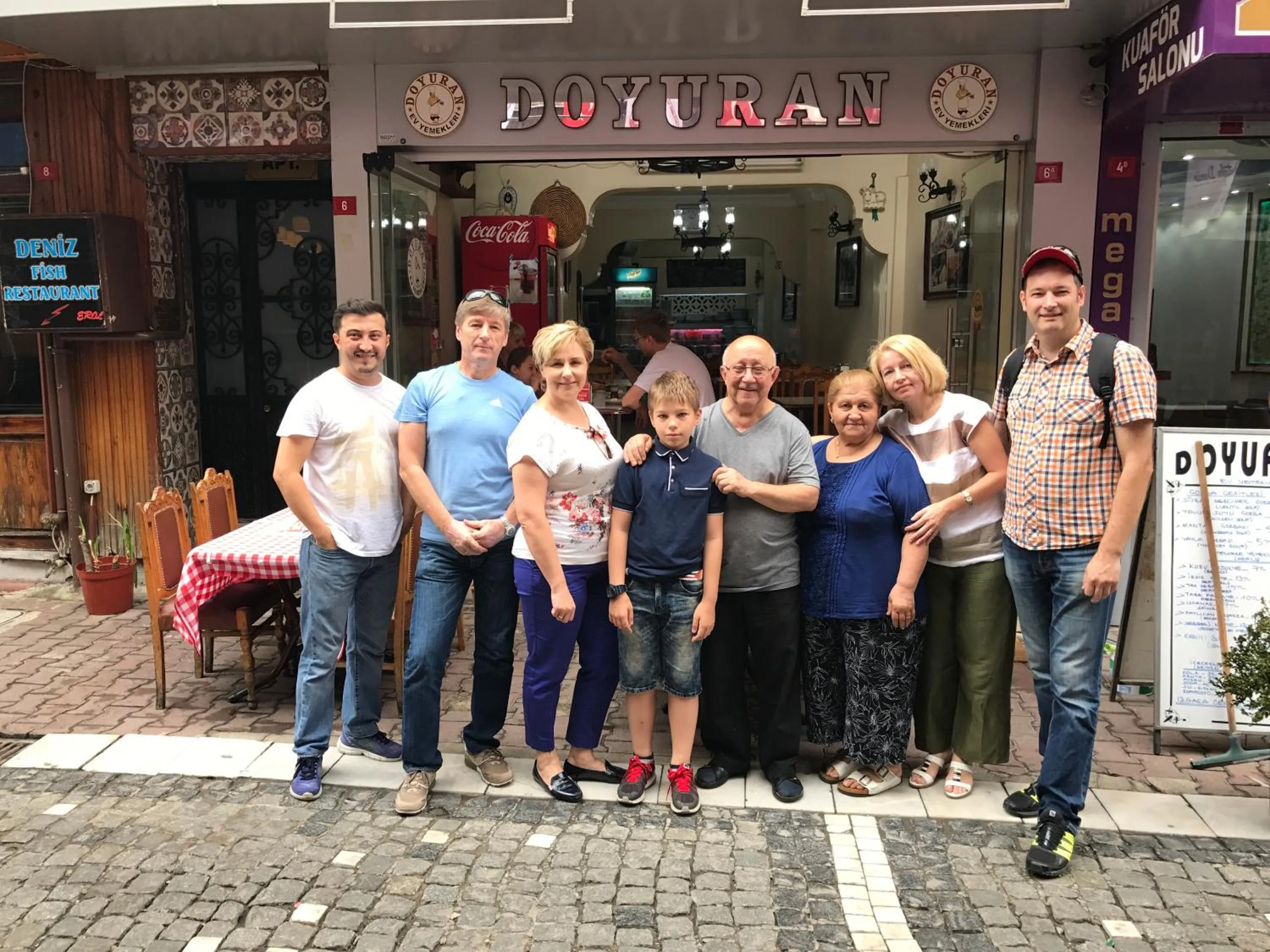 group of guests in Goji's Apartments