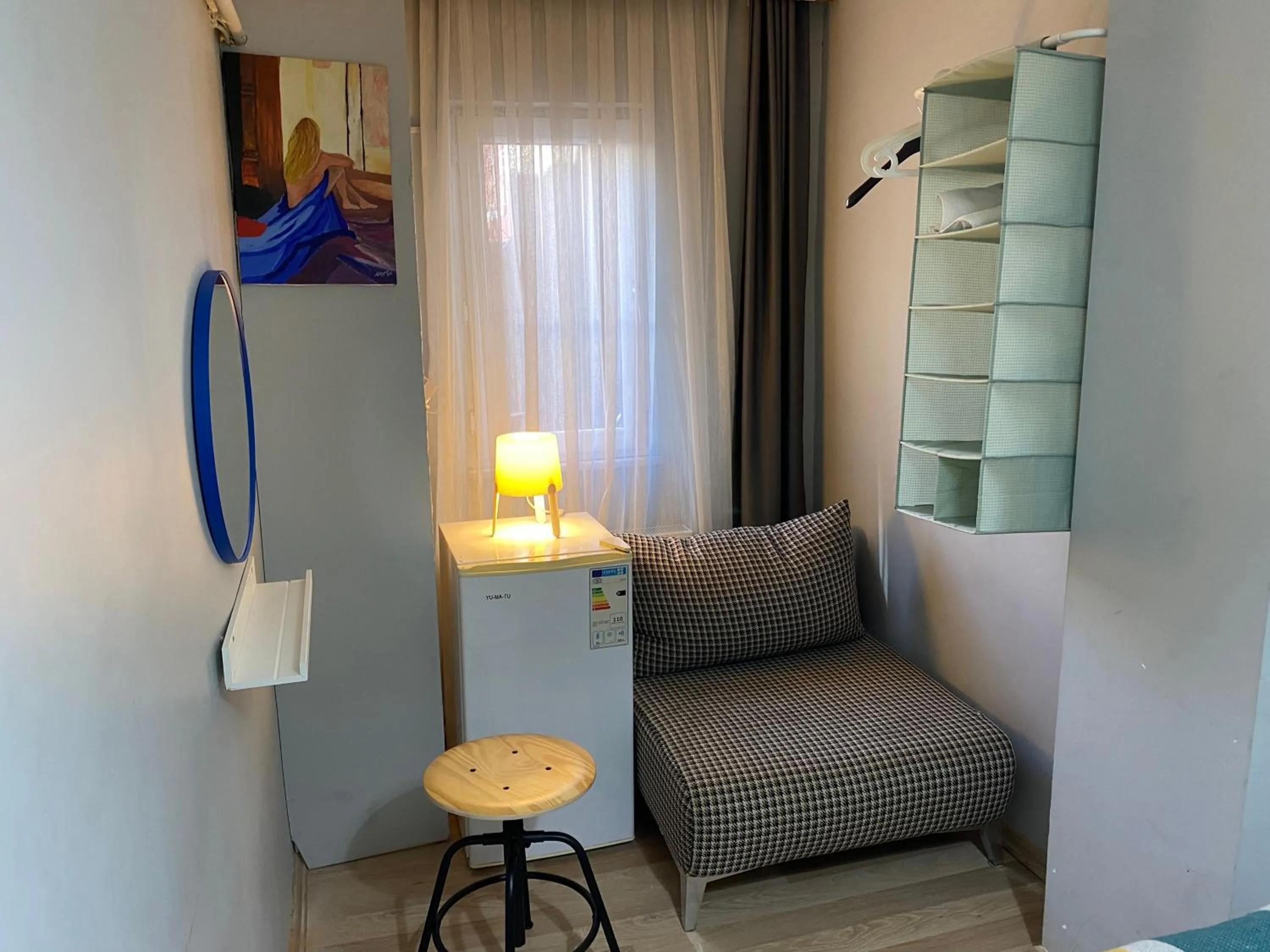 Seating area in Goji's Apartments