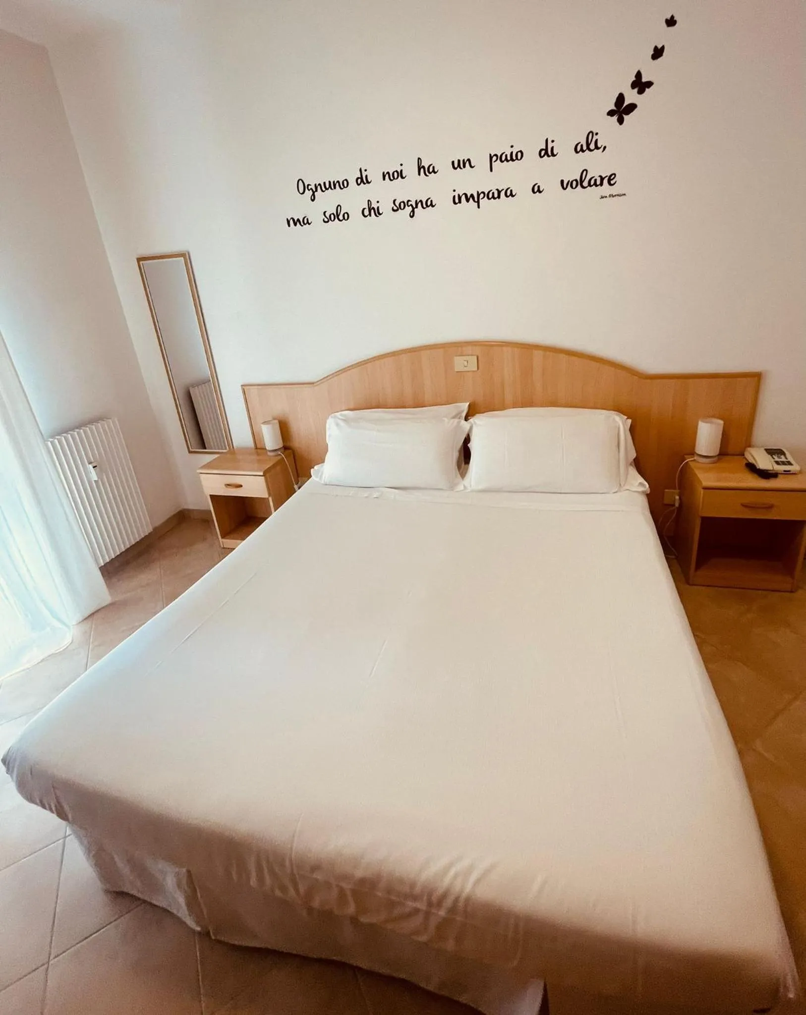 Bed in Hotel Arcobaleno