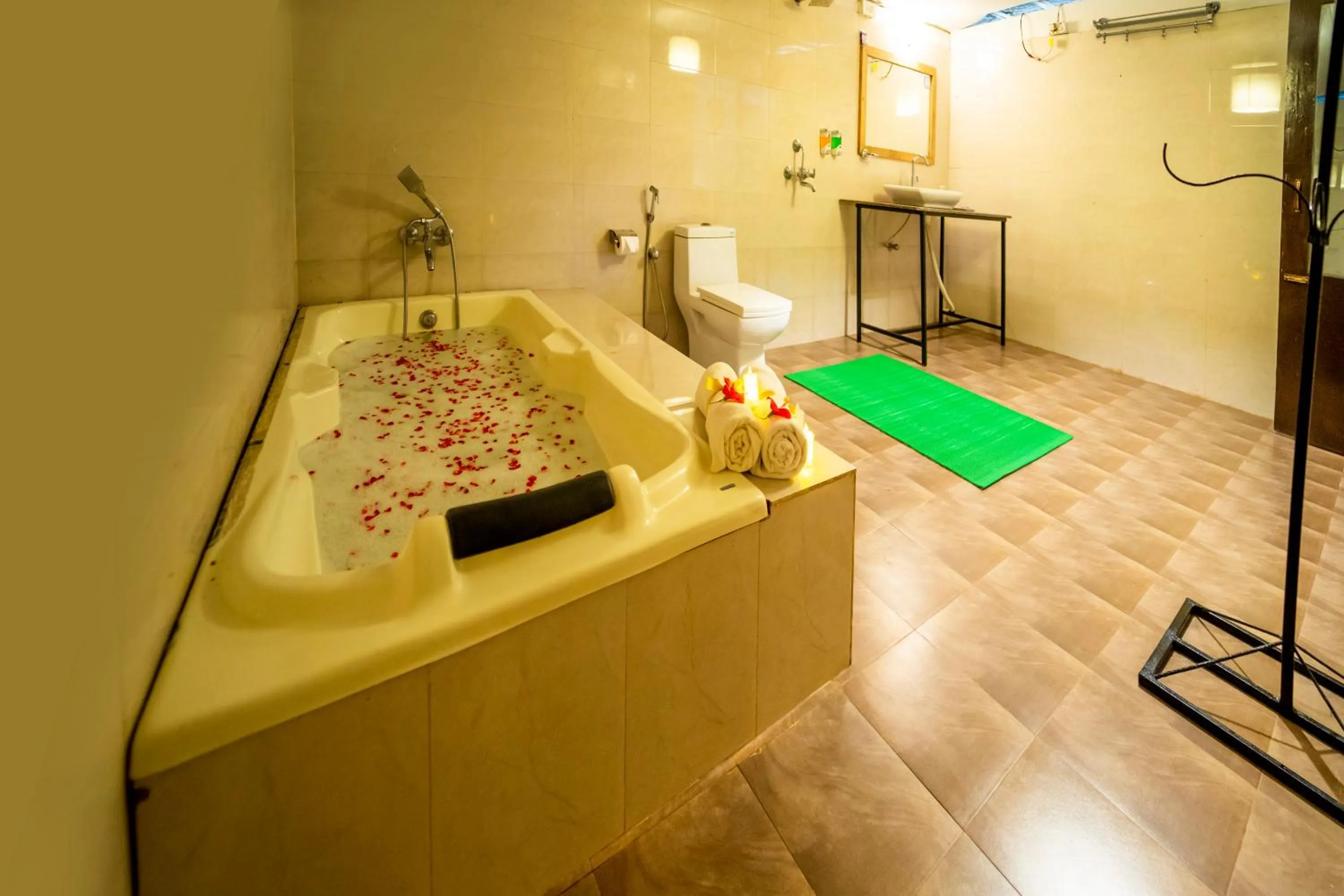 Bath in La La Land Resort Goa