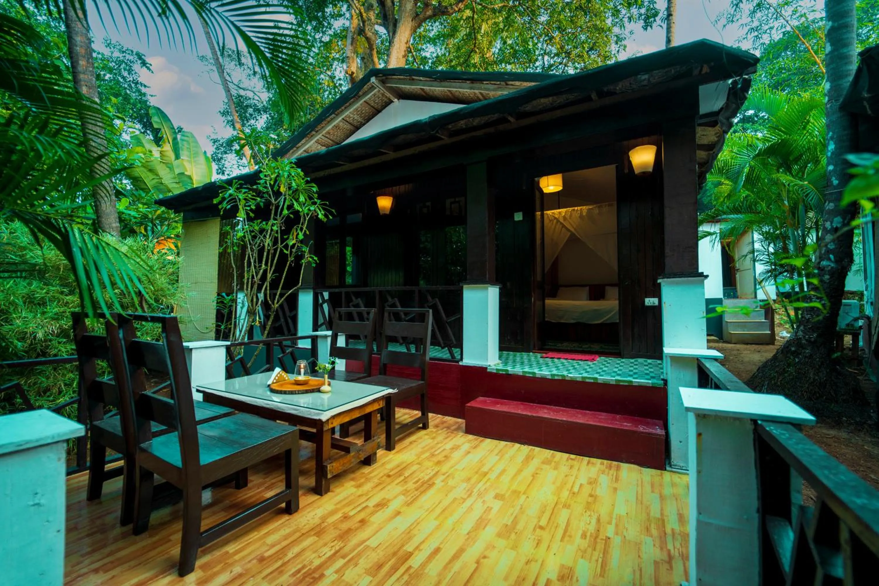 Balcony/Terrace in La La Land Resort Goa
