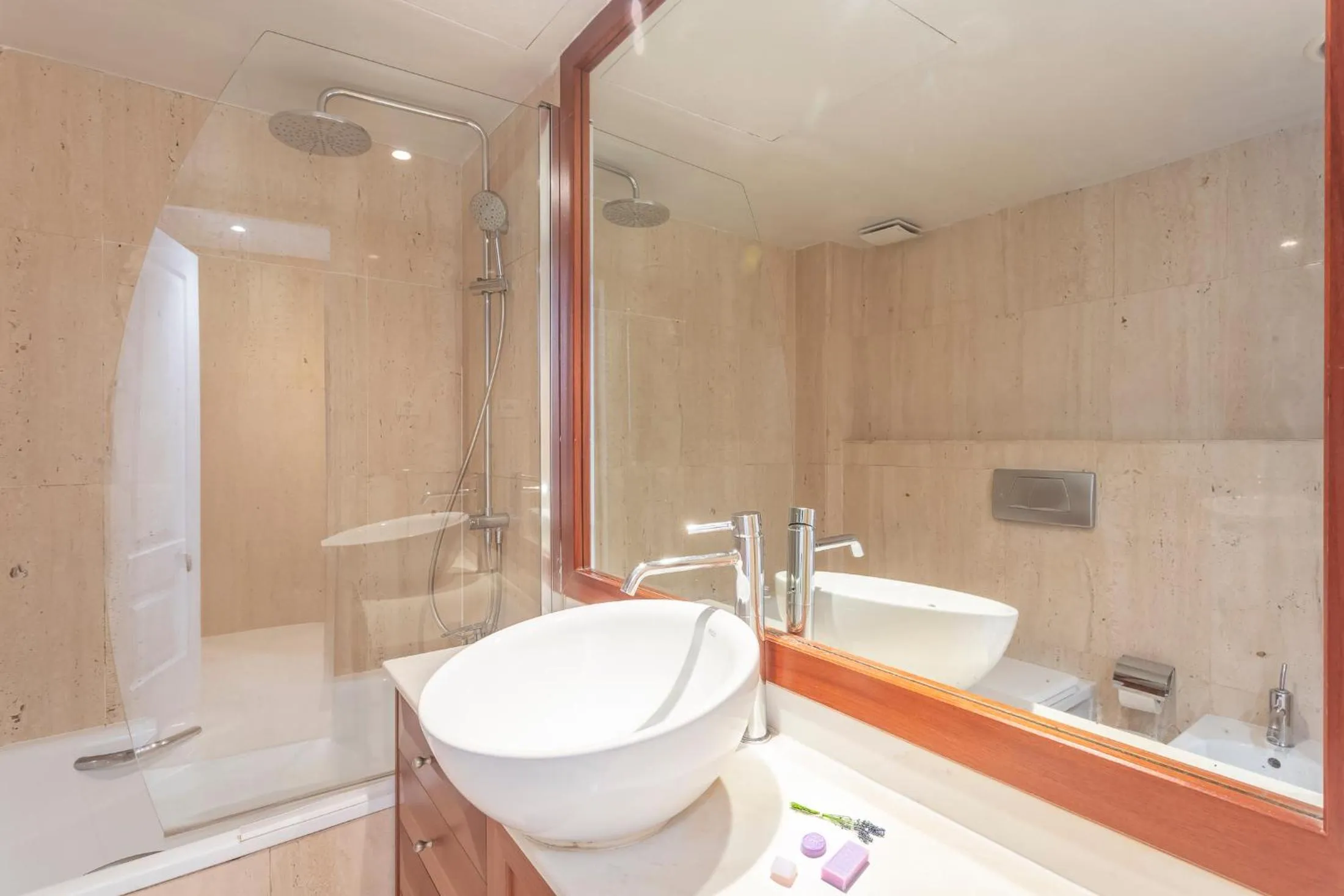 Shower in My Space Barcelona Penthouse Terrace