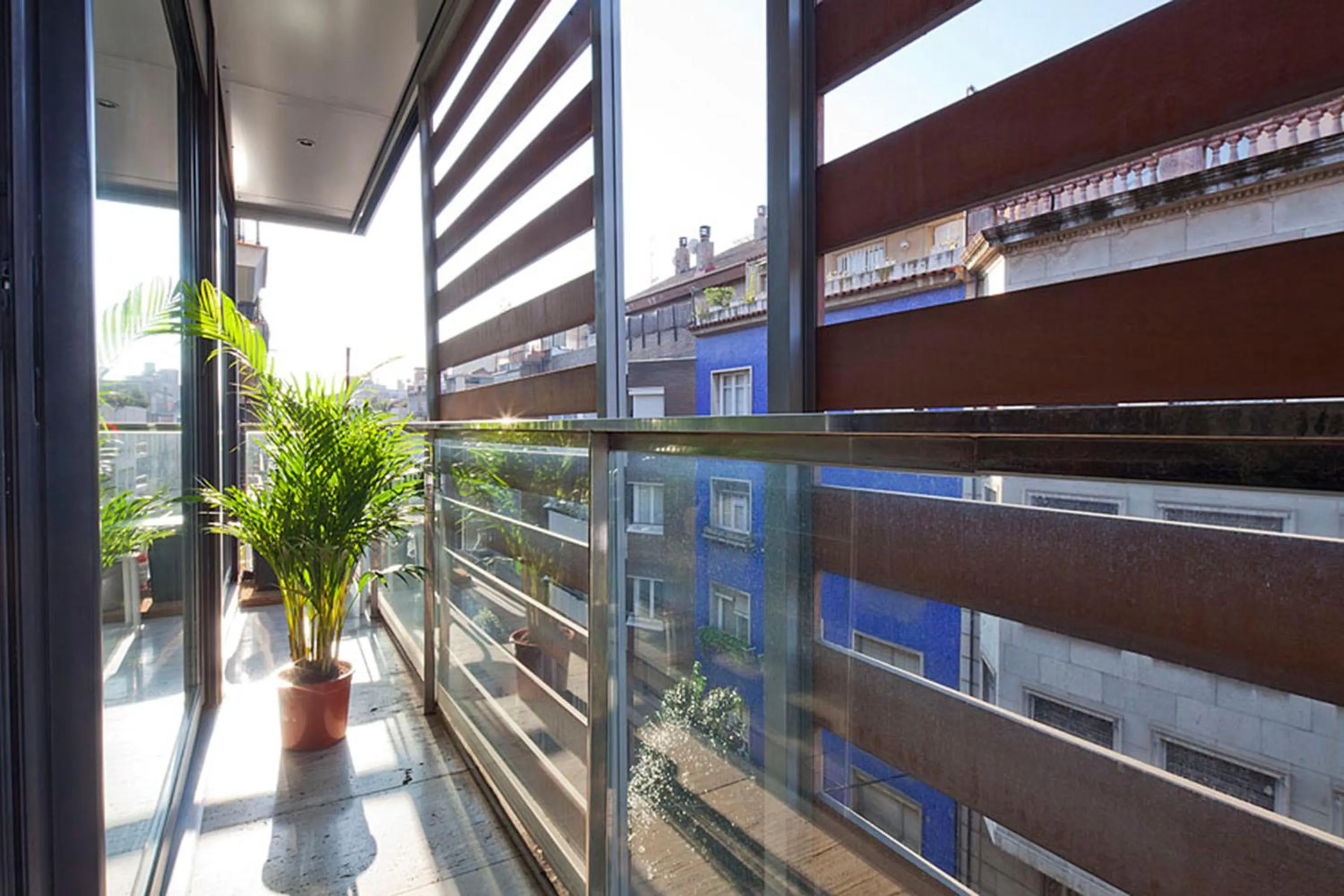 Balcony/Terrace in Attic Apartment in Bonanova with Private Terrace