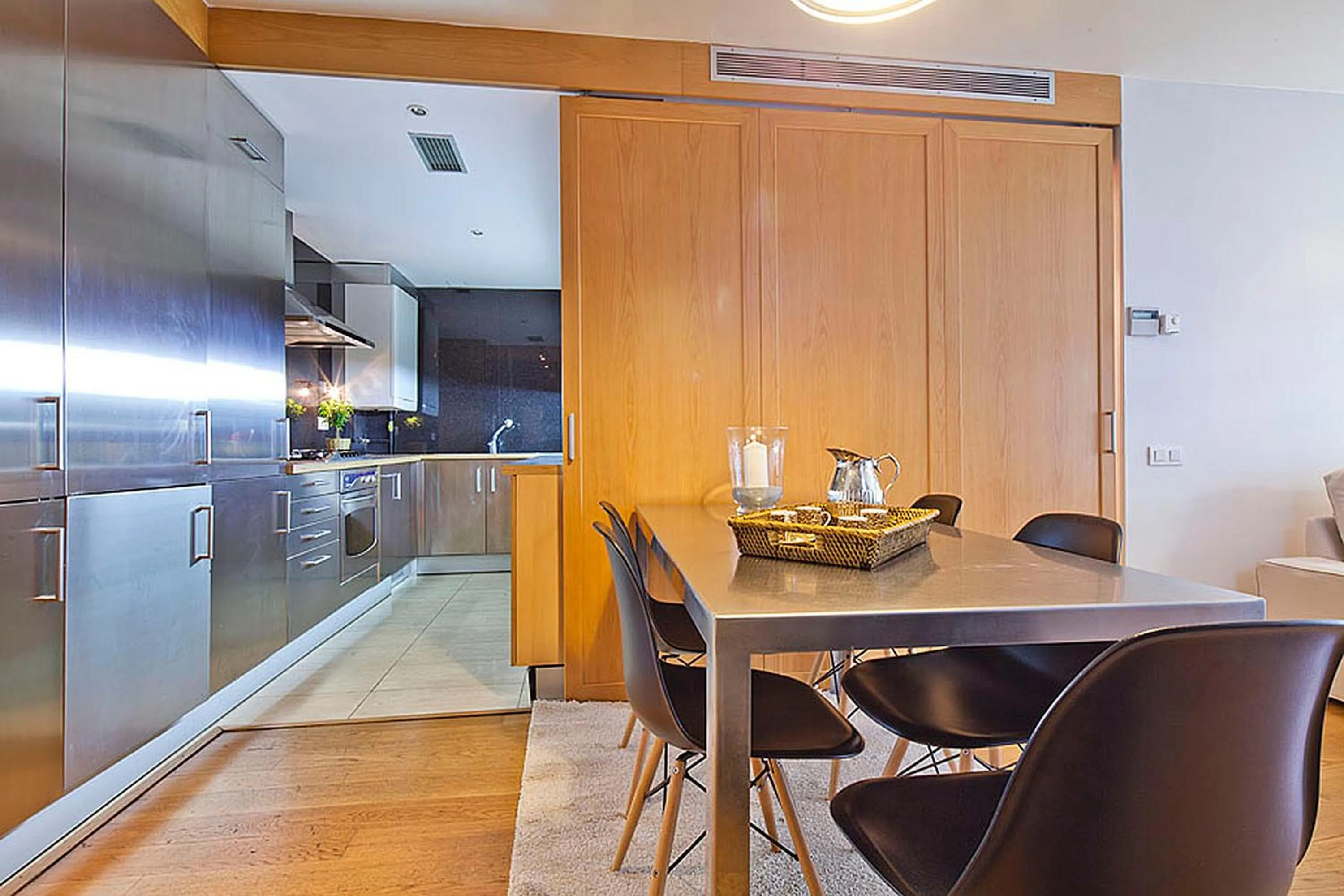 Kitchen or kitchenette in Attic Apartment in Bonanova with Private Terrace