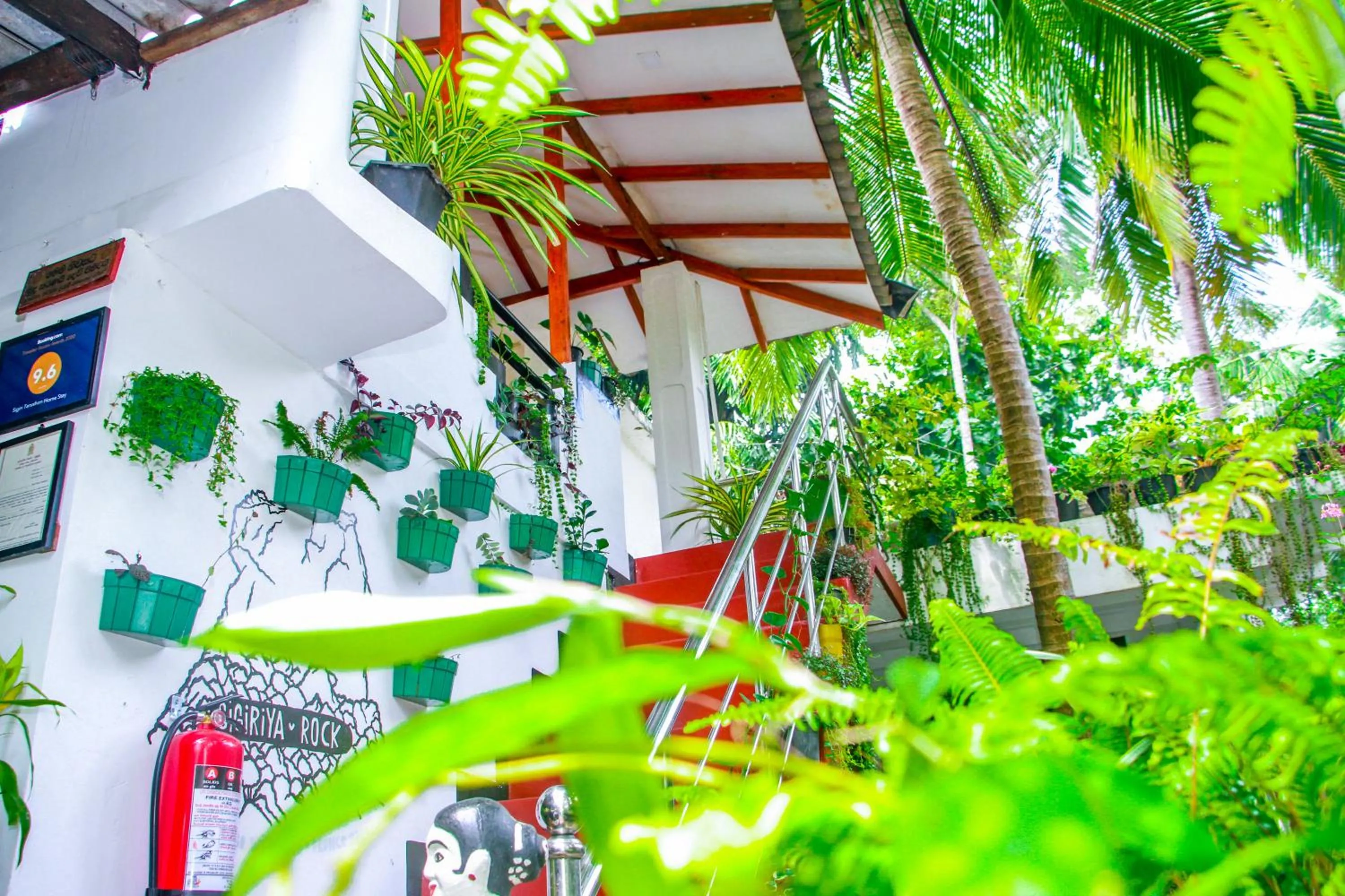 Garden view in Sigiri Tarushan Home Stay