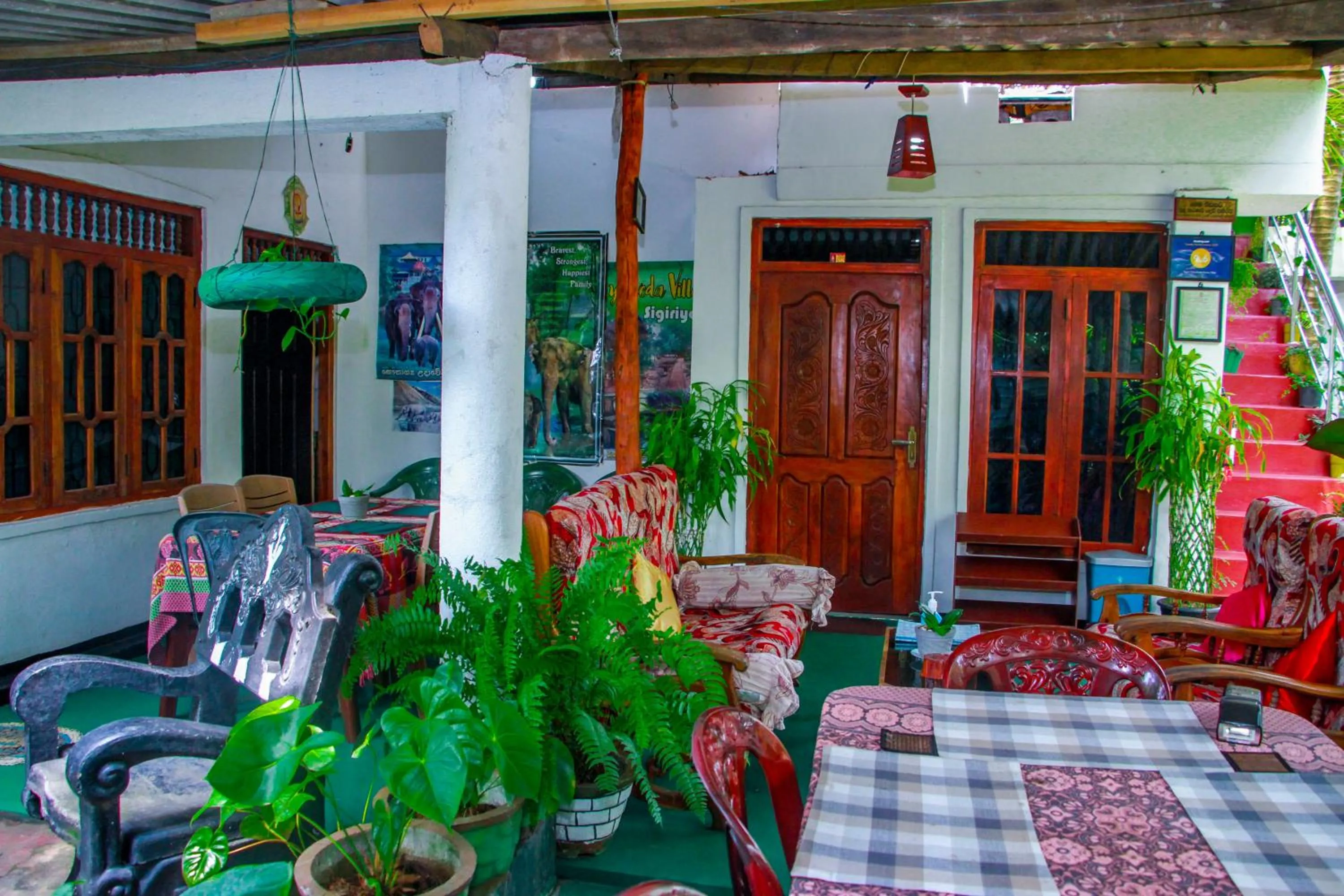 Living room in Sigiri Tarushan Home Stay