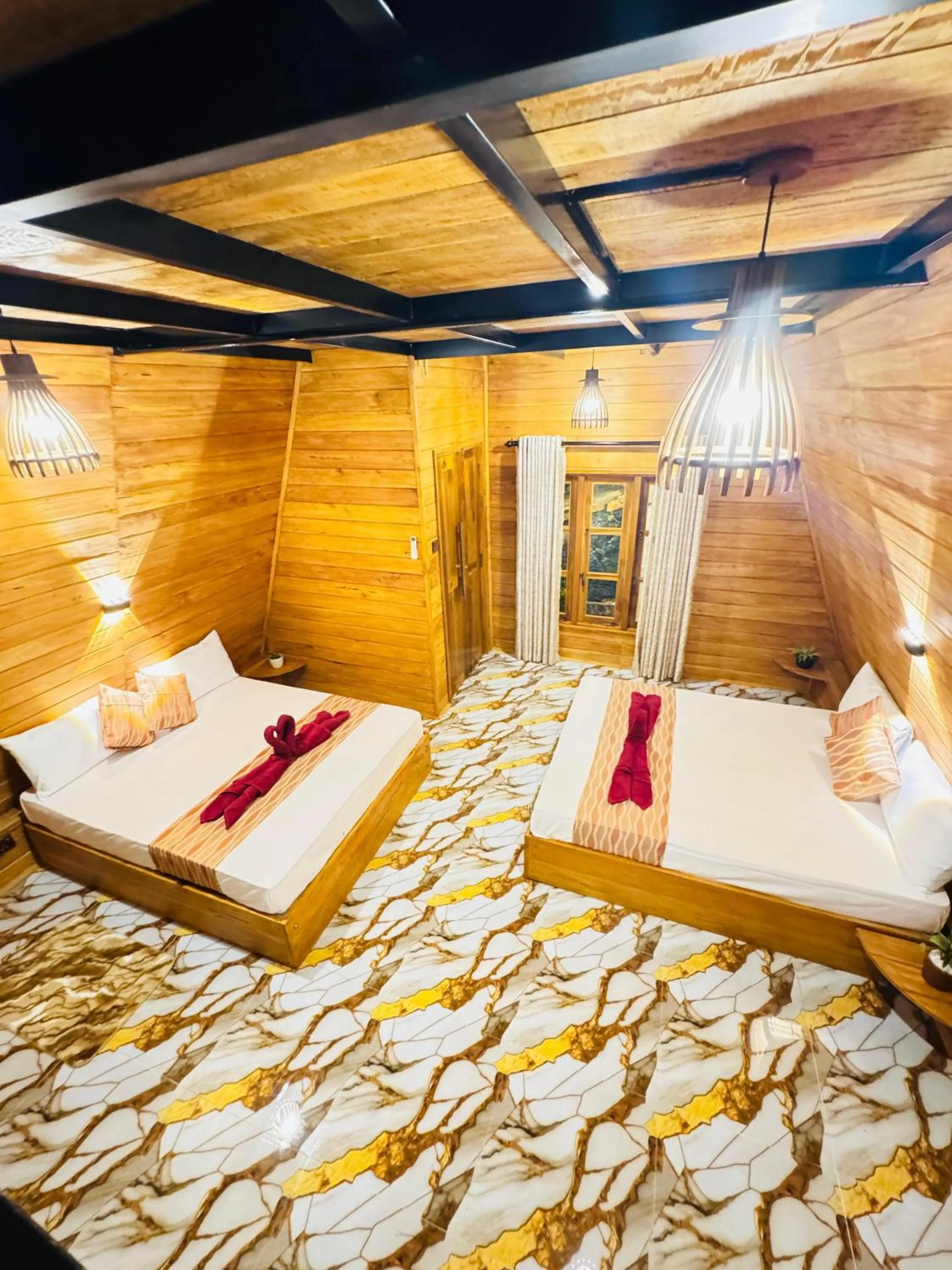 Photo of the whole room, Bed in Sigiri Tarushan Home Stay