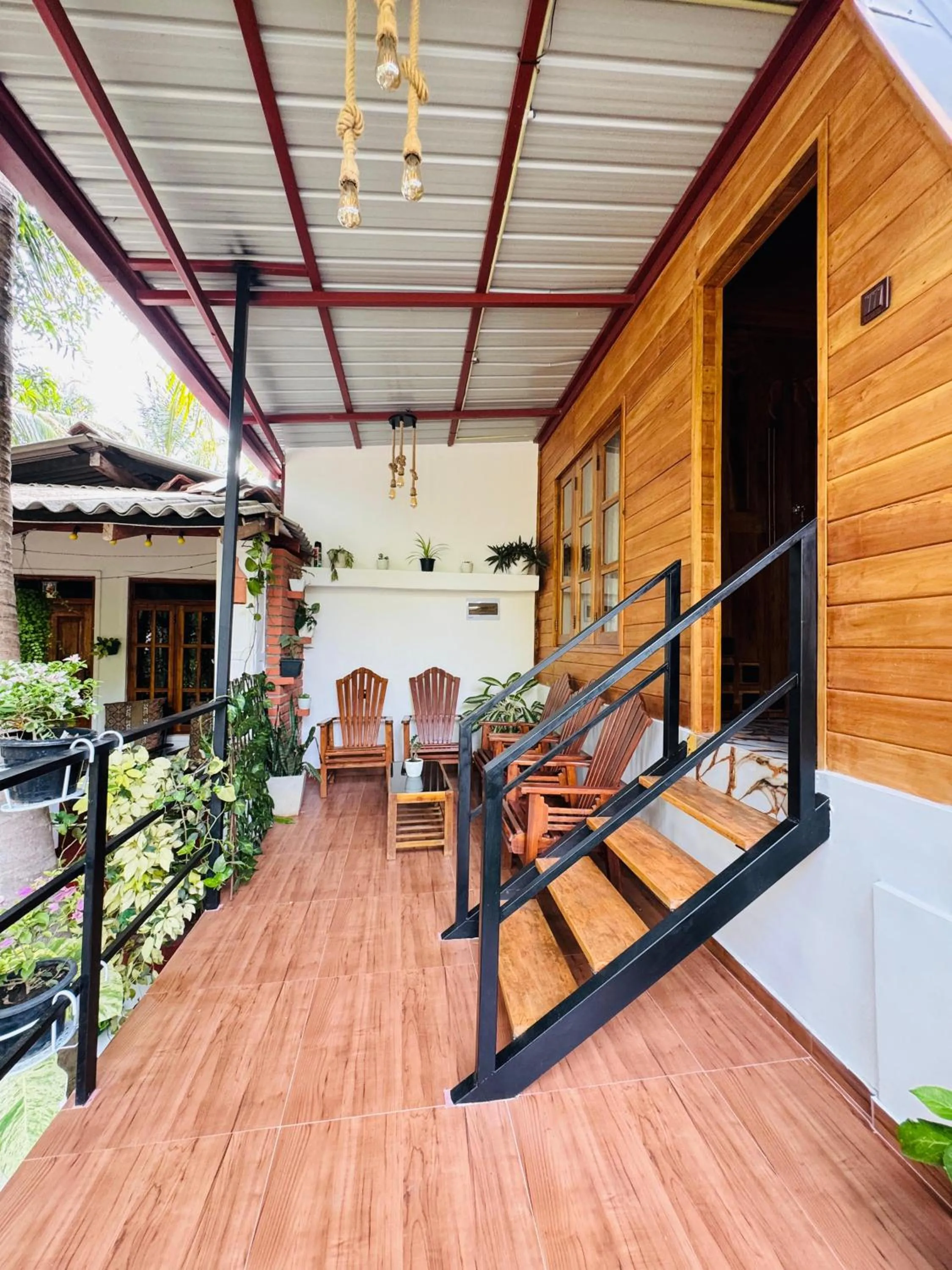 Seating area in Sigiri Tarushan Home Stay