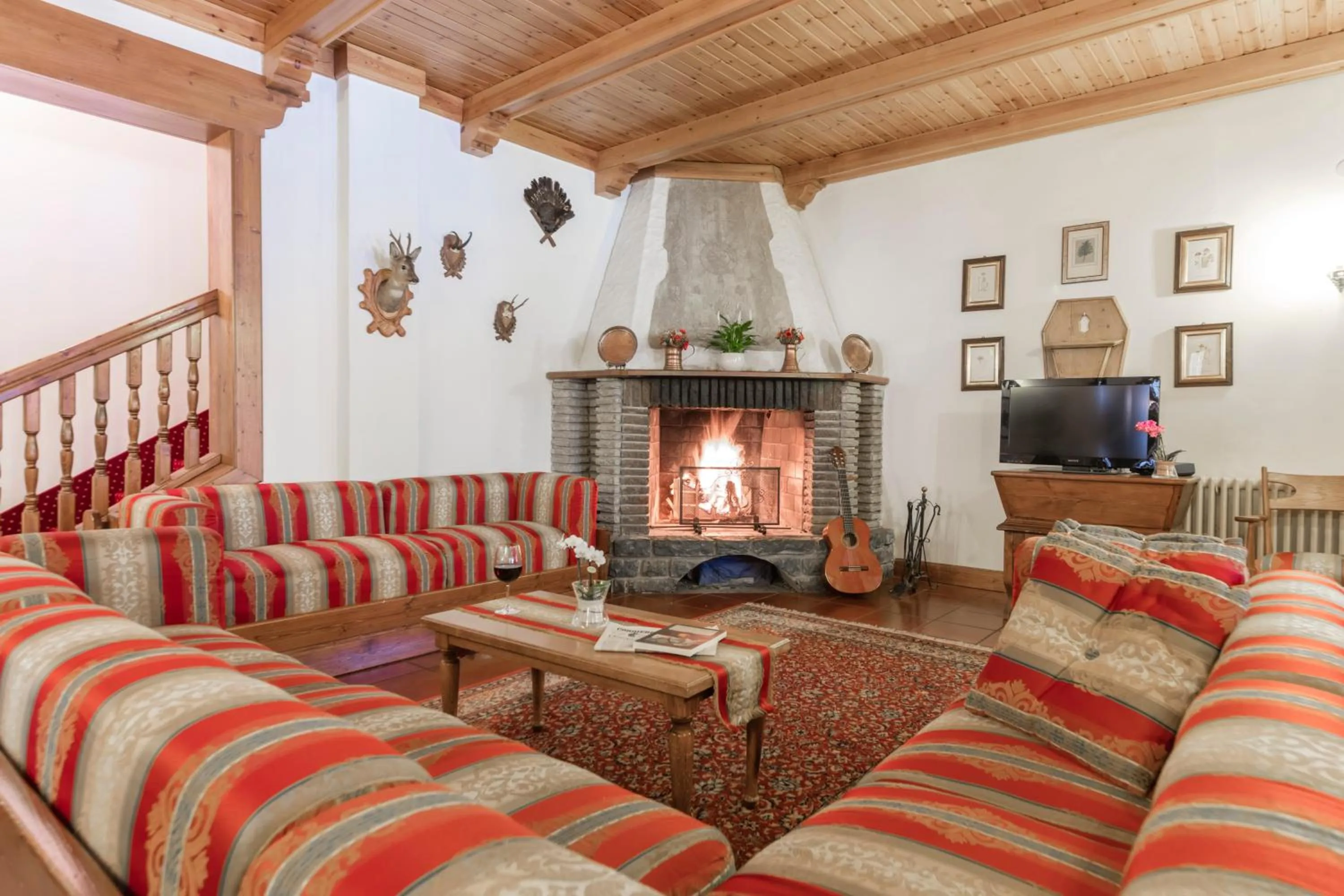 Living room in Hotel Sorapiss