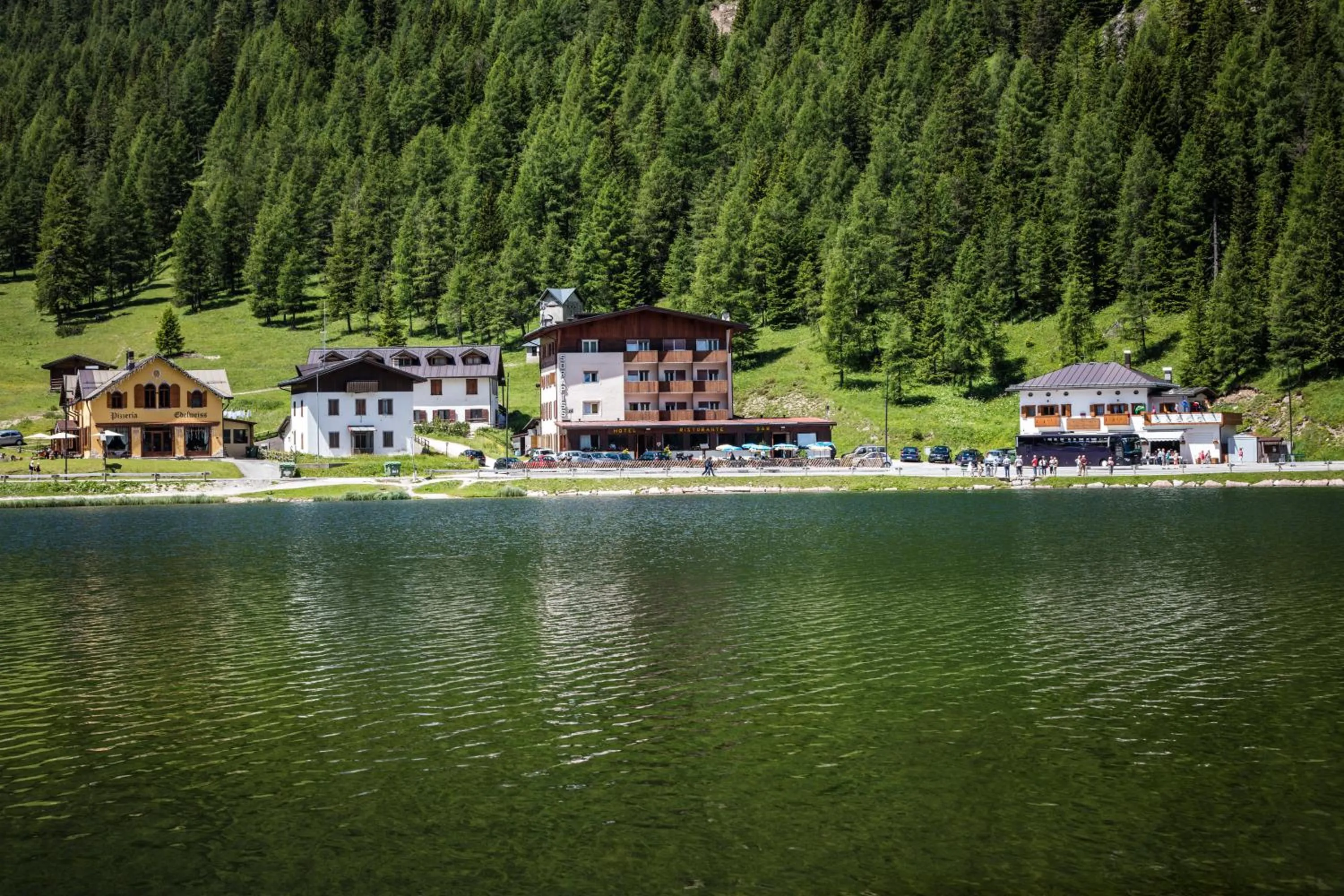 Fishing in Hotel Sorapiss