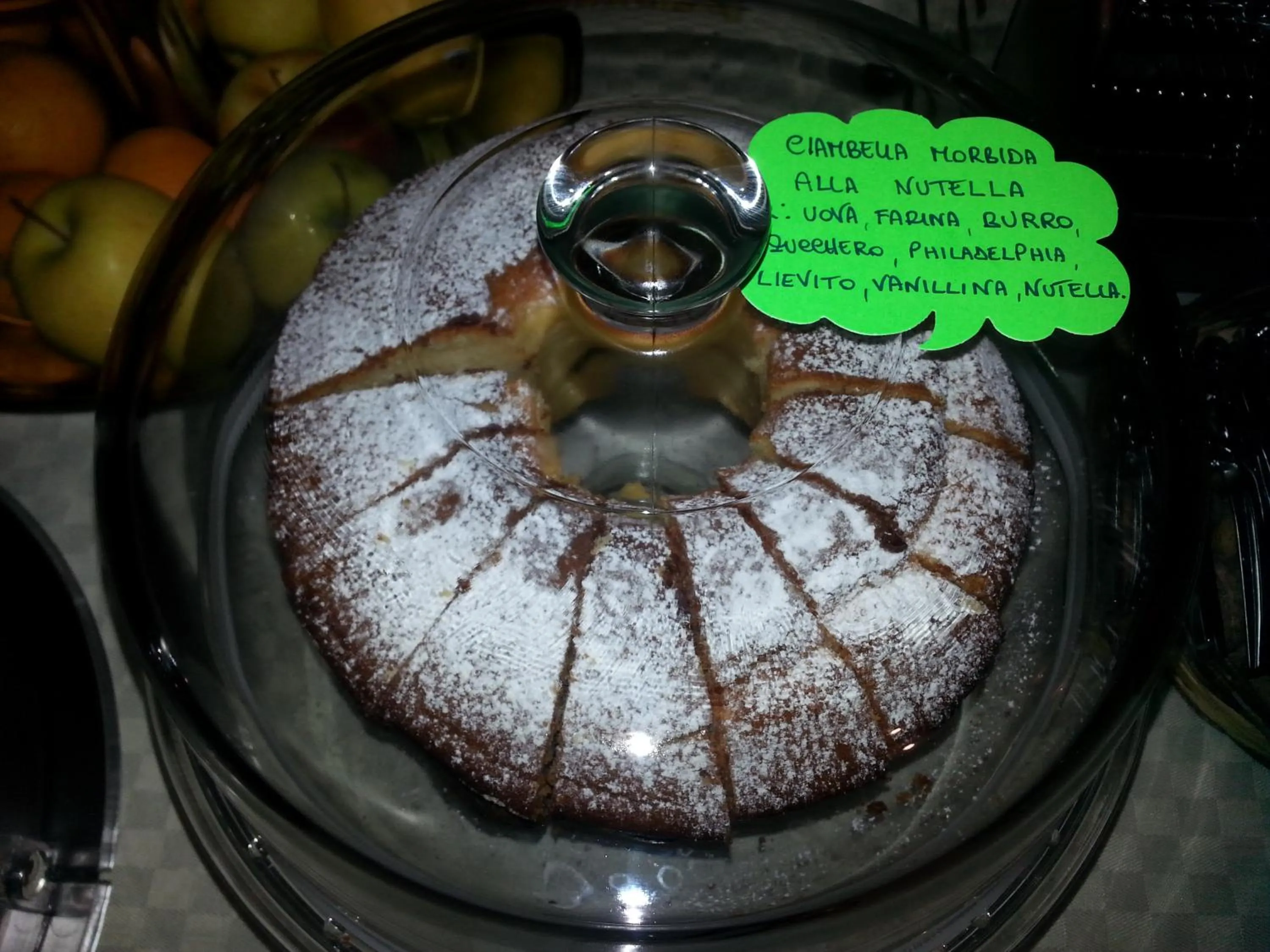 Food close-up in B&B Demetra