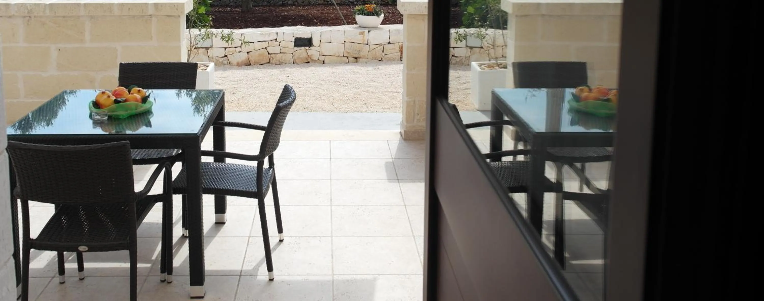 Patio in B&B Demetra