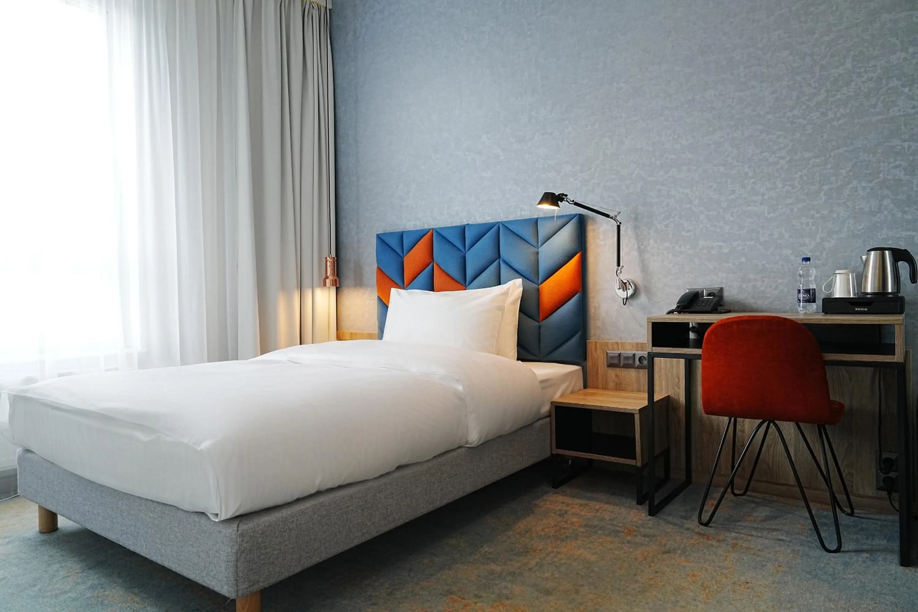 Bed in Hotel Faros Gdansk Airport