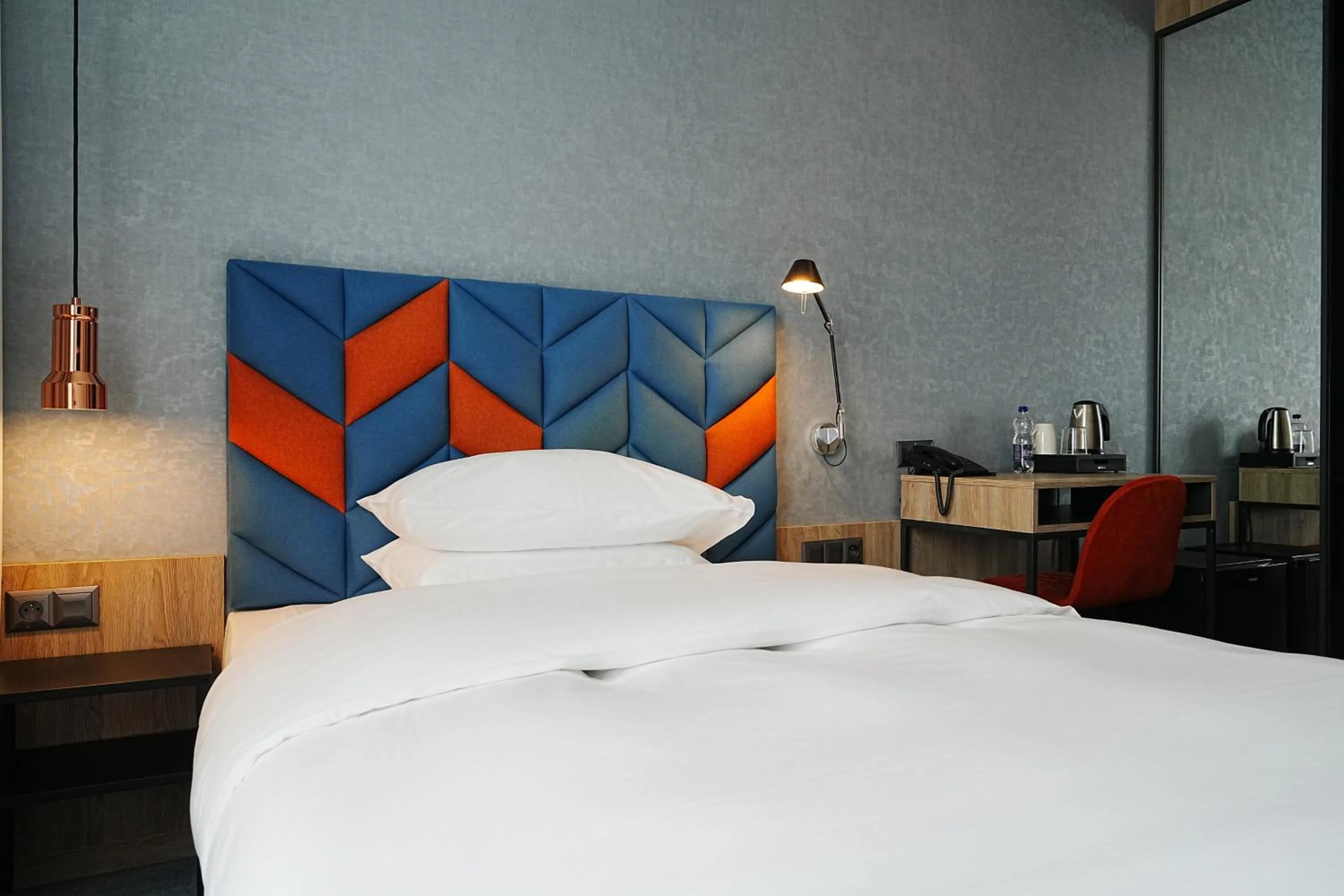 Bed in Hotel Faros Gdansk Airport