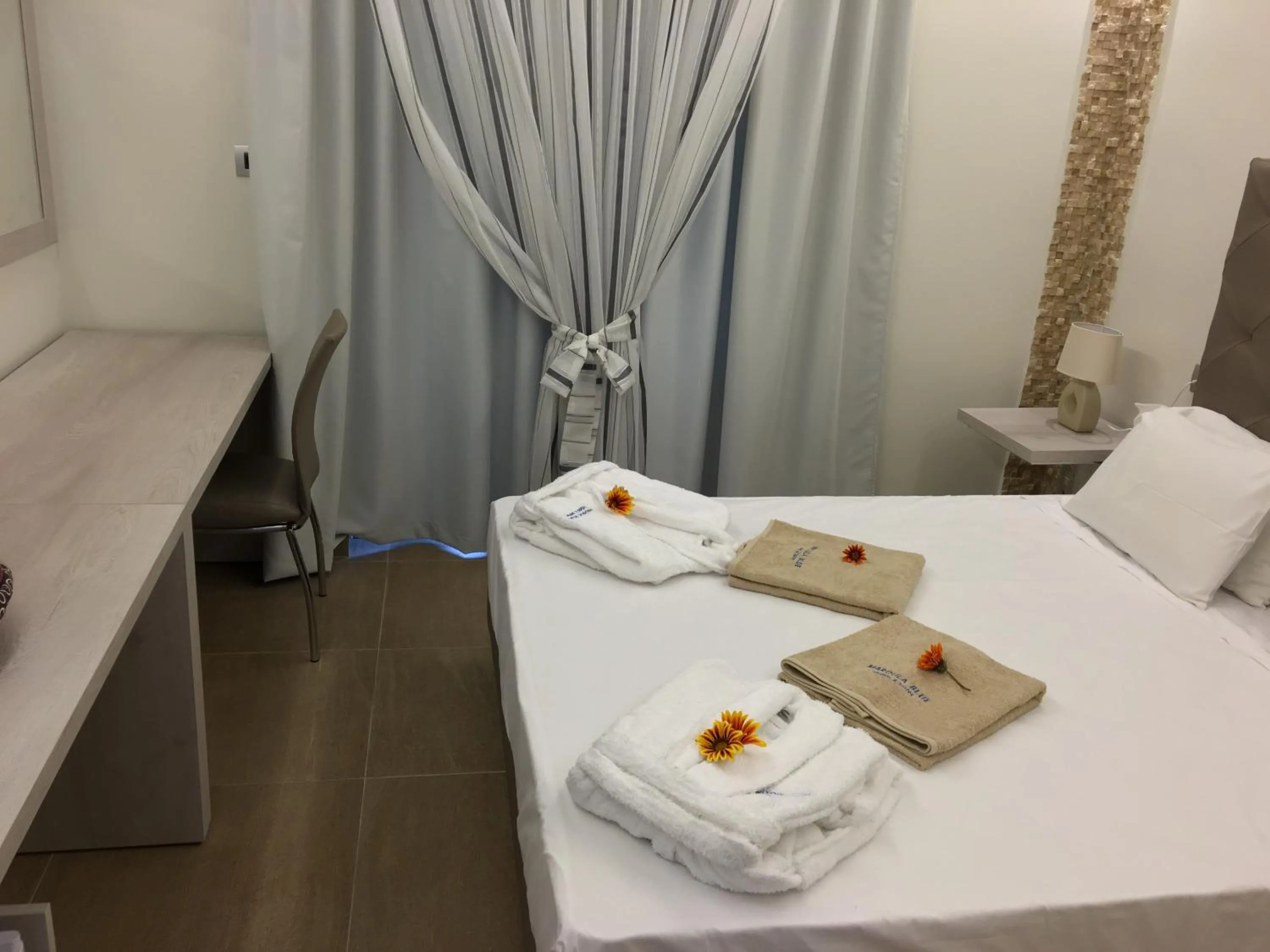 Bedroom, Bed in Casa Blue Sarantis