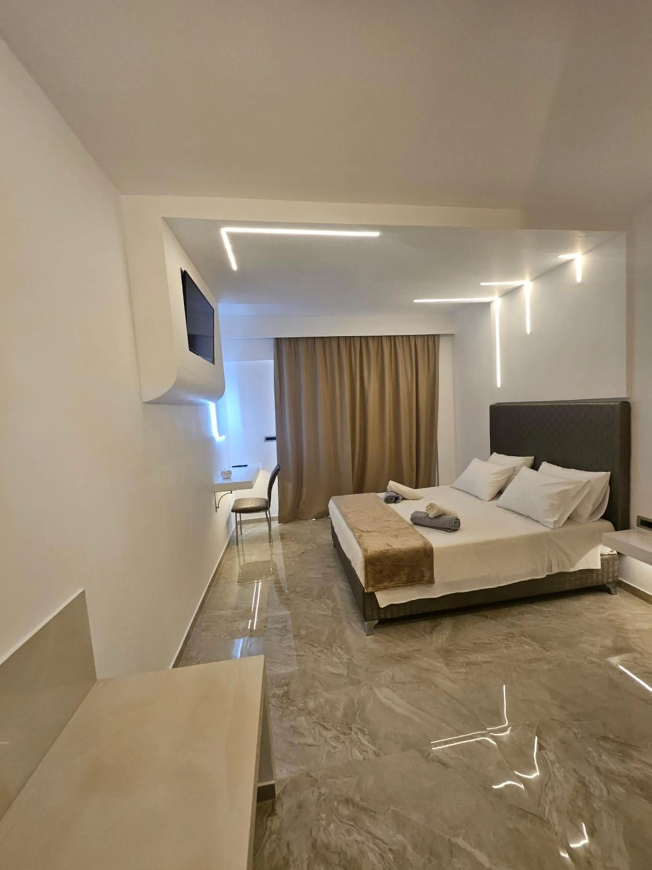 Bedroom, Bed in Casa Blue Sarantis