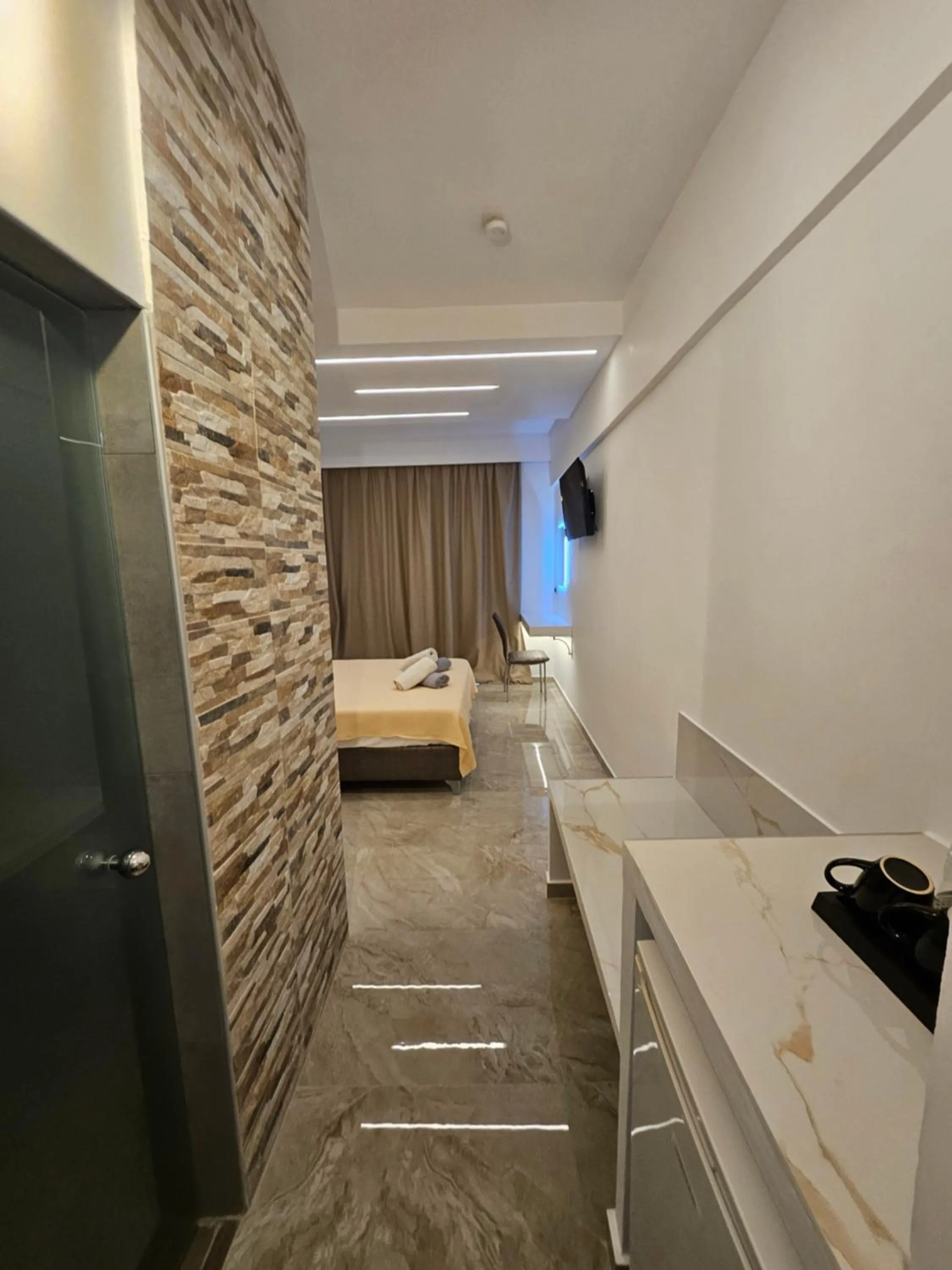 Bedroom, Bed in Casa Blue Sarantis