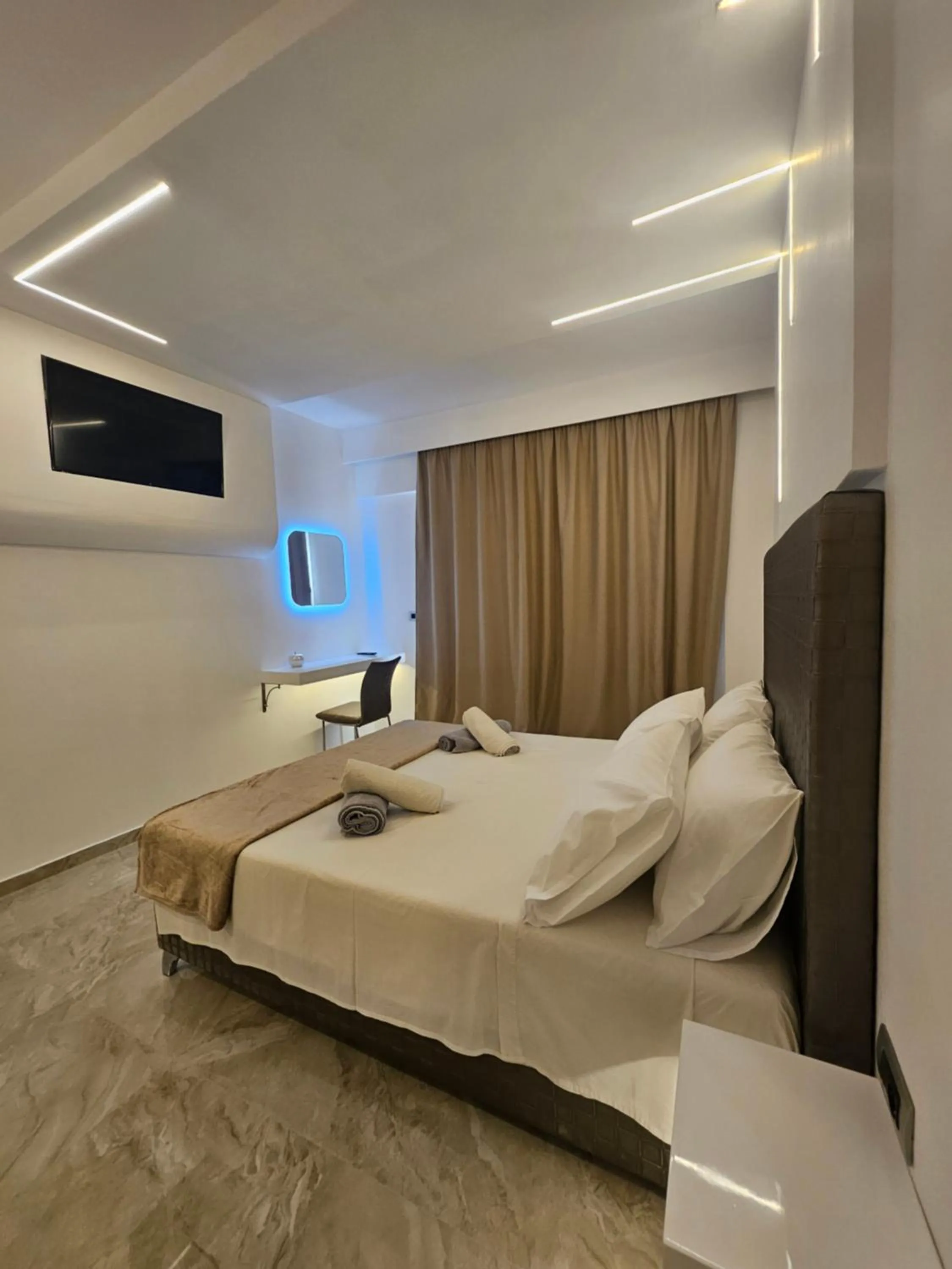 Bedroom, Bed in Casa Blue Sarantis