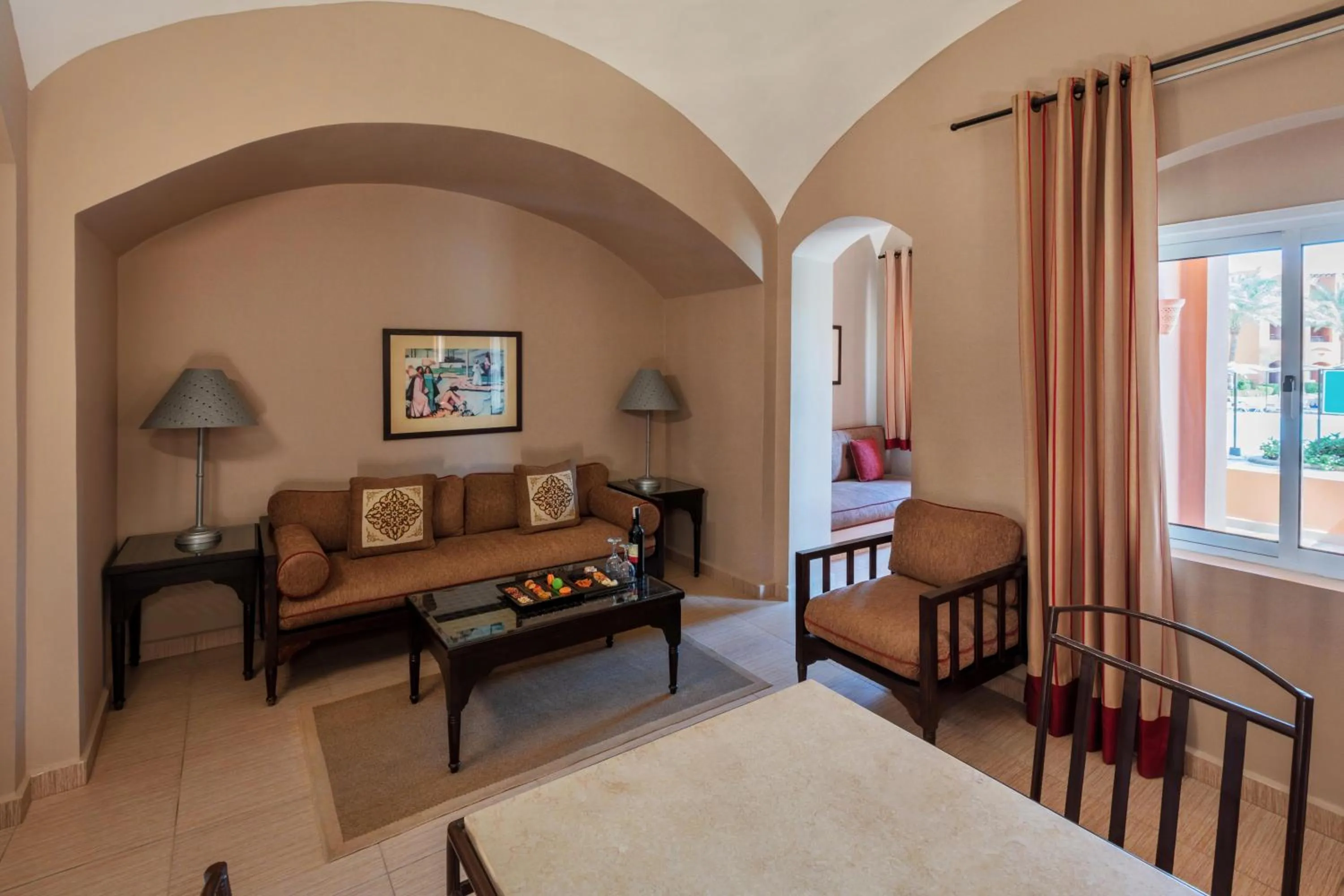 Photo of the whole room, Bed in JAZ Makadi Oasis Resort
