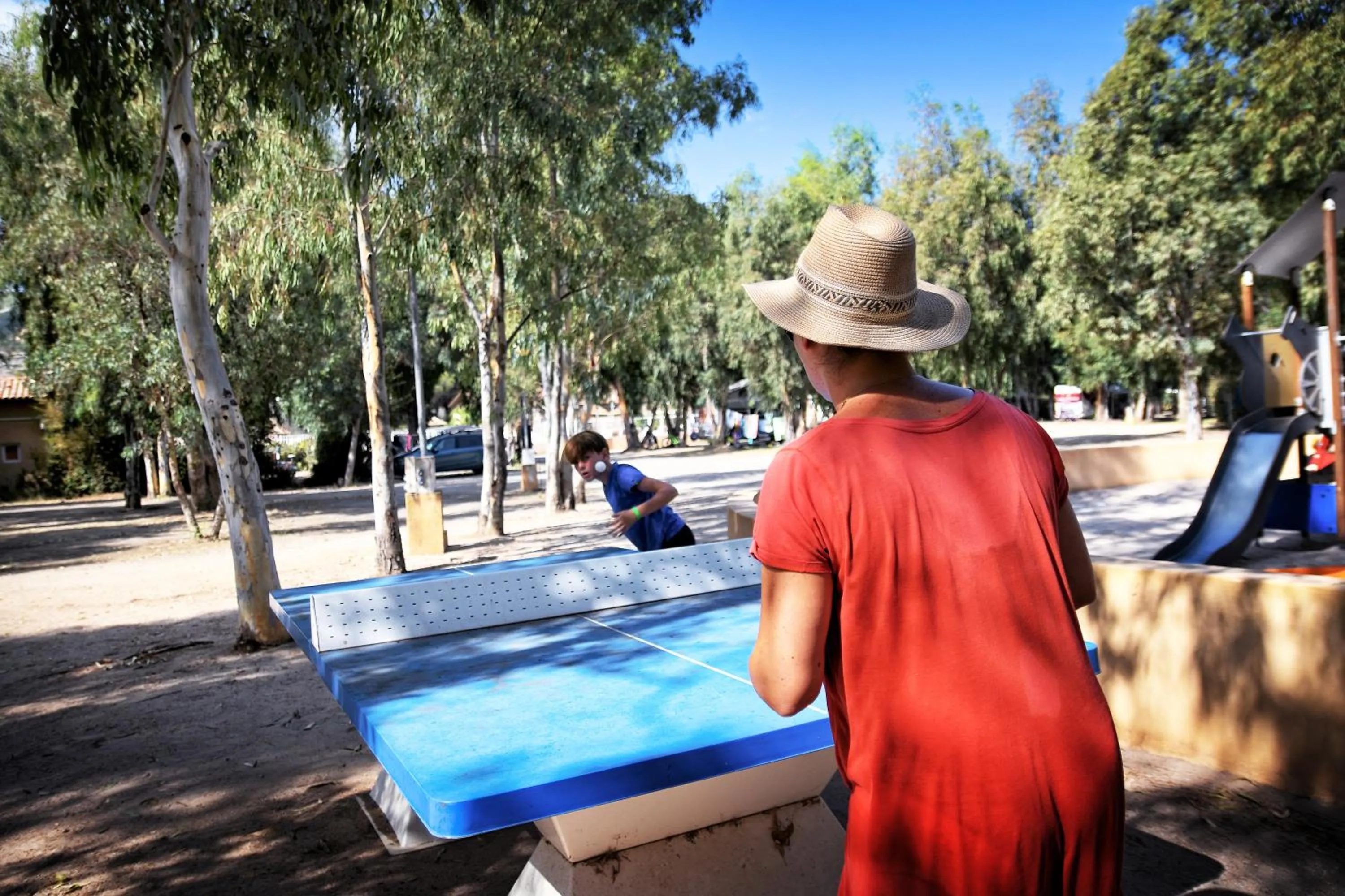 Table tennis in Camping International