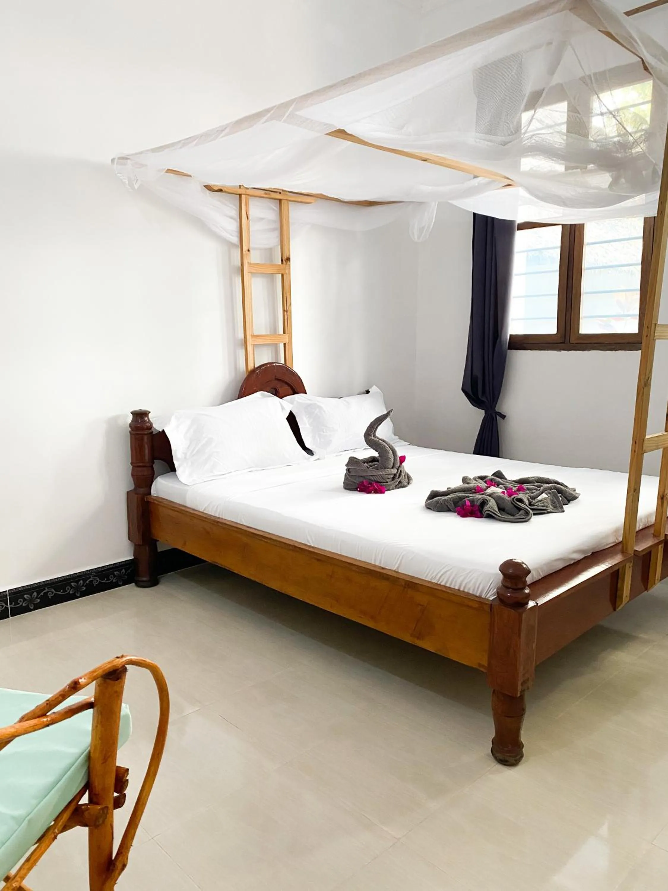 Bed in Lighthouse Guesthouse