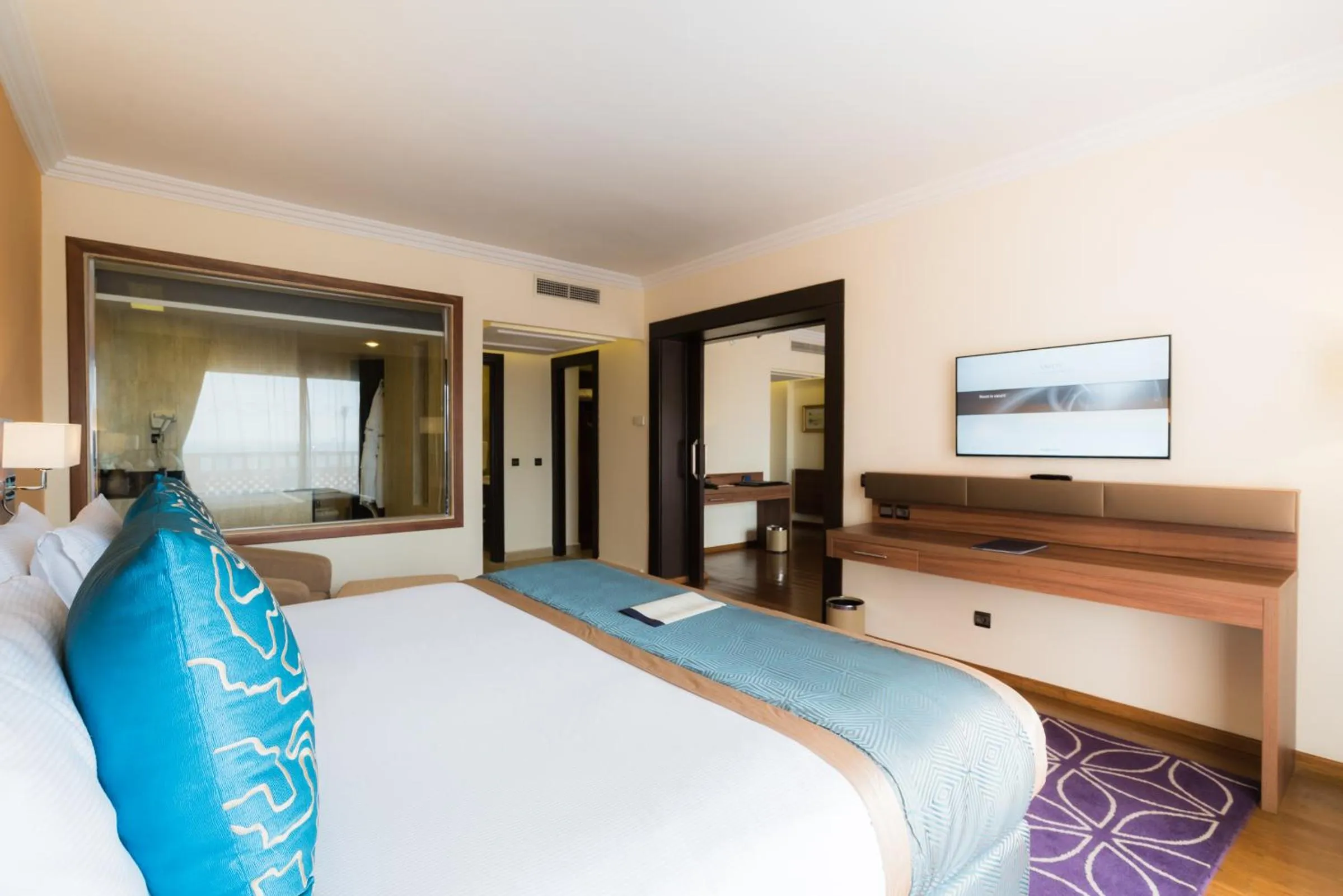 Bedroom, Bed in Savoy Le Grand Hotel Marrakech