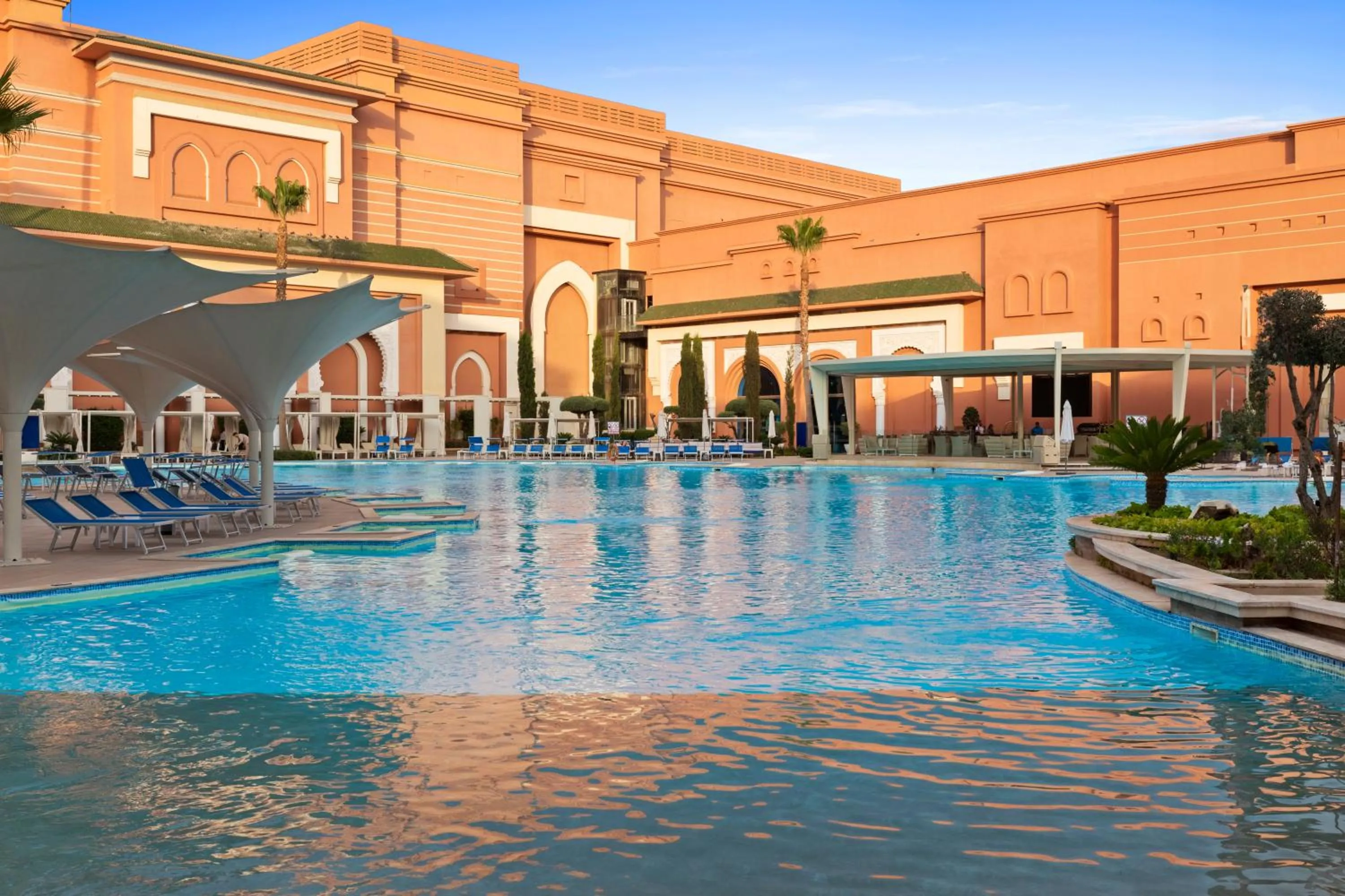 Swimming pool in Savoy Le Grand Hotel Marrakech