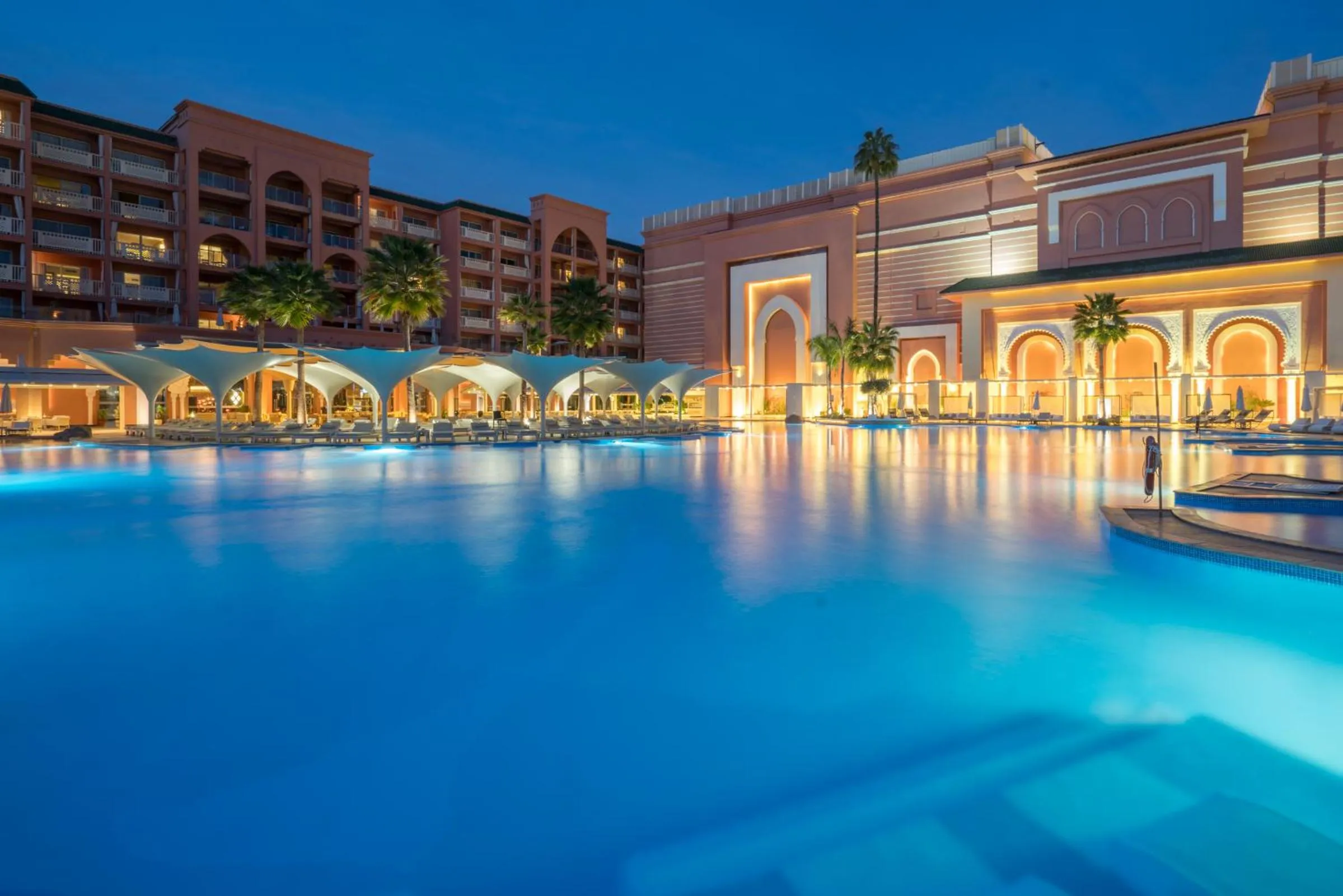 Swimming pool in Savoy Le Grand Hotel Marrakech