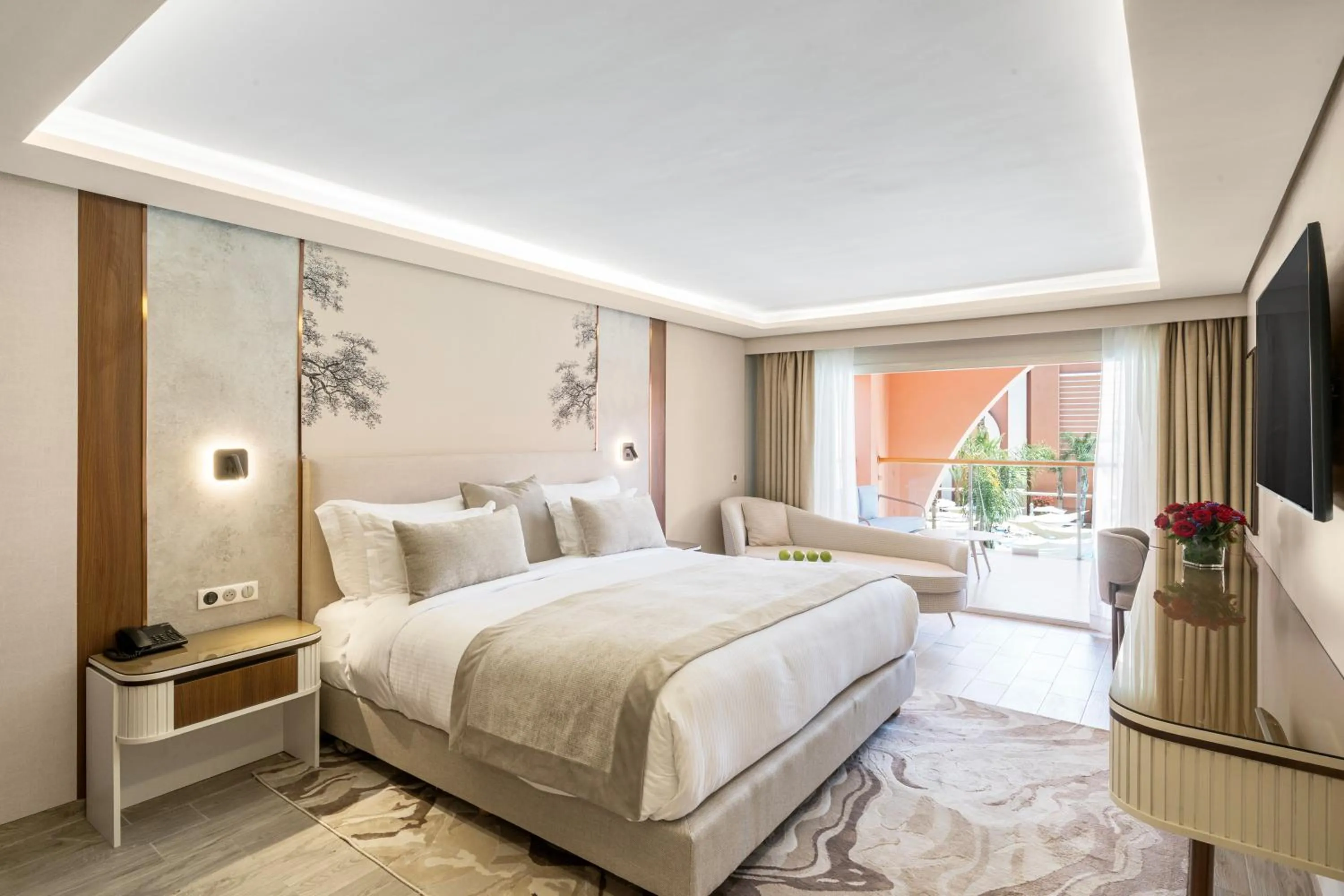 Bedroom, Bed in Savoy Le Grand Hotel Marrakech