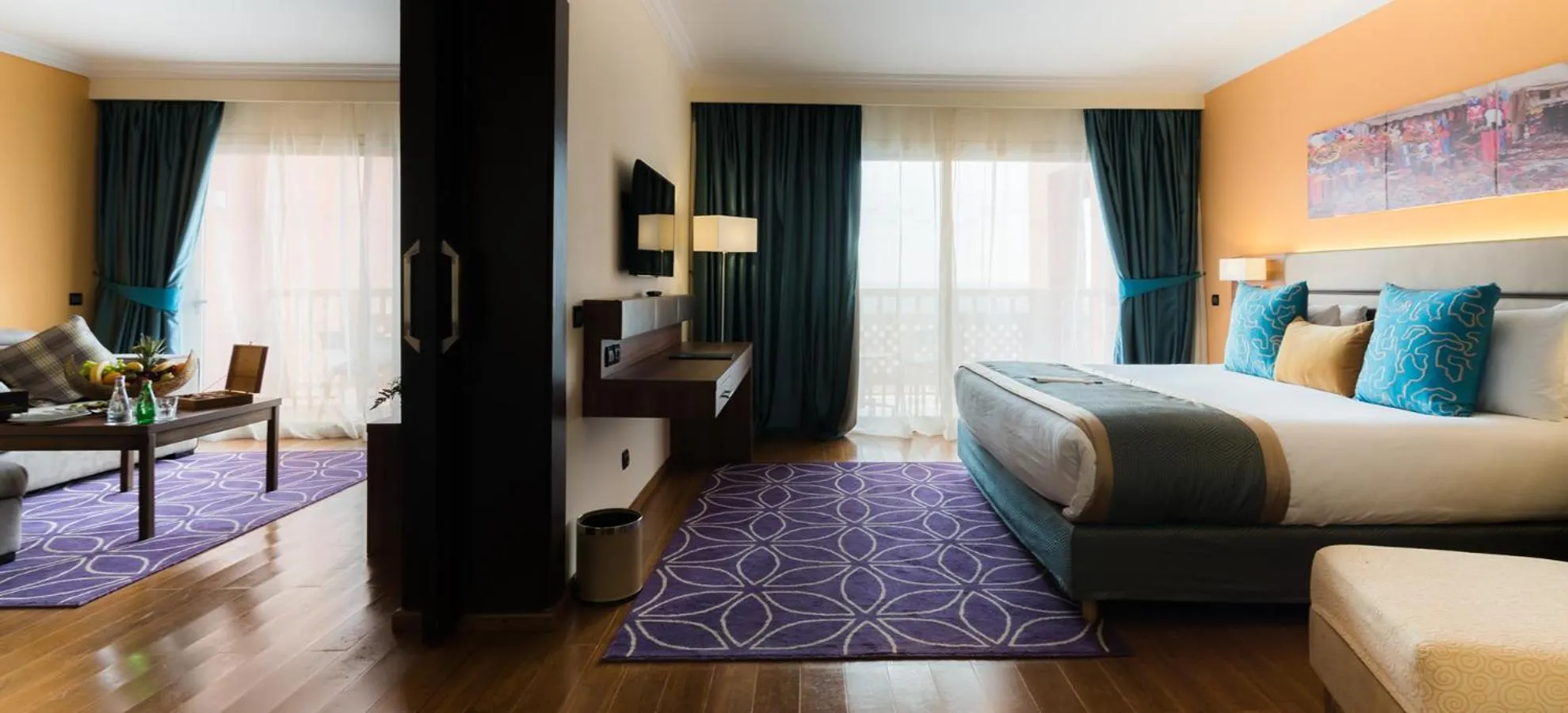 Bedroom, Bed in Savoy Le Grand Hotel Marrakech