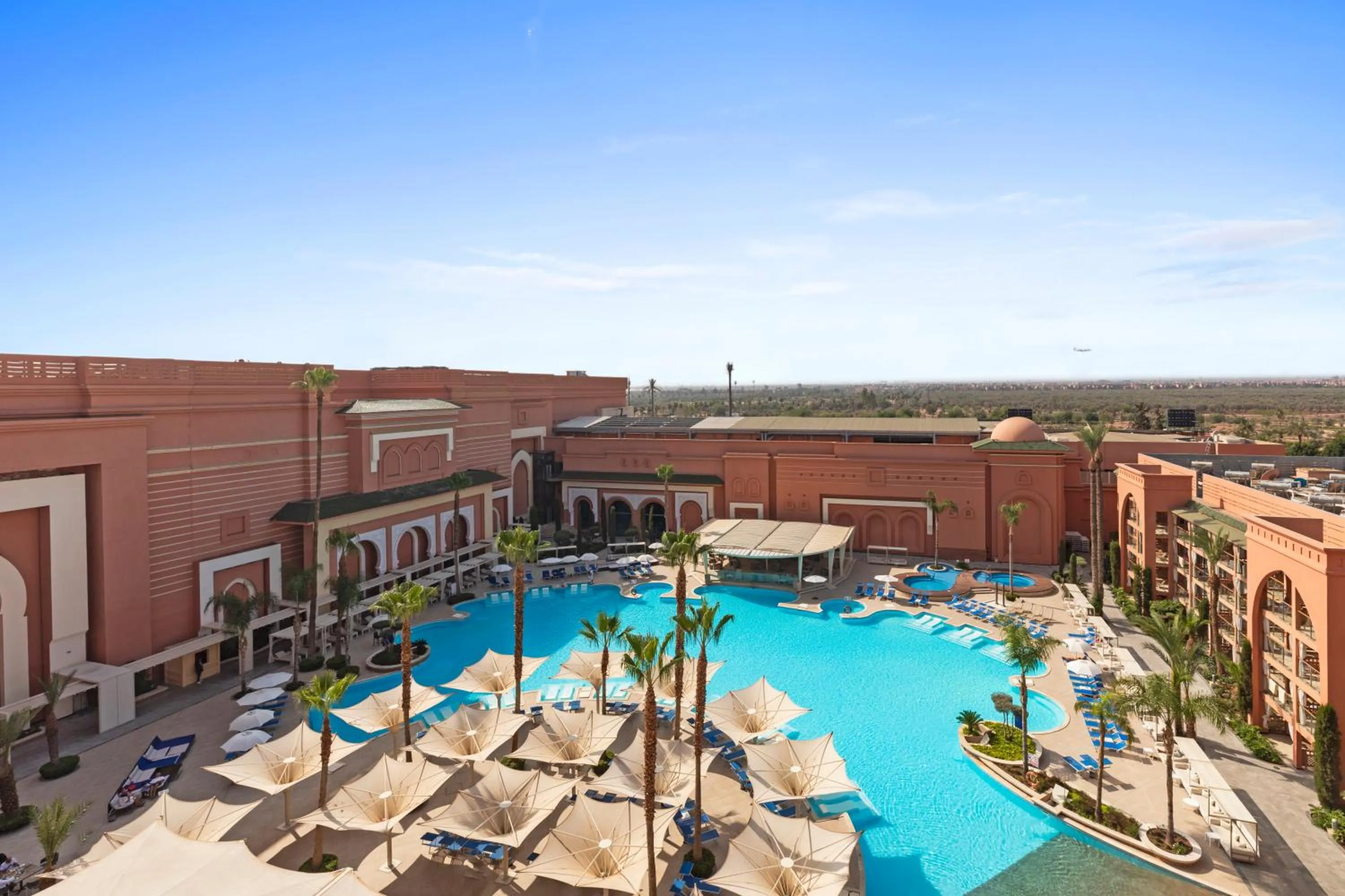 Swimming pool in Savoy Le Grand Hotel Marrakech