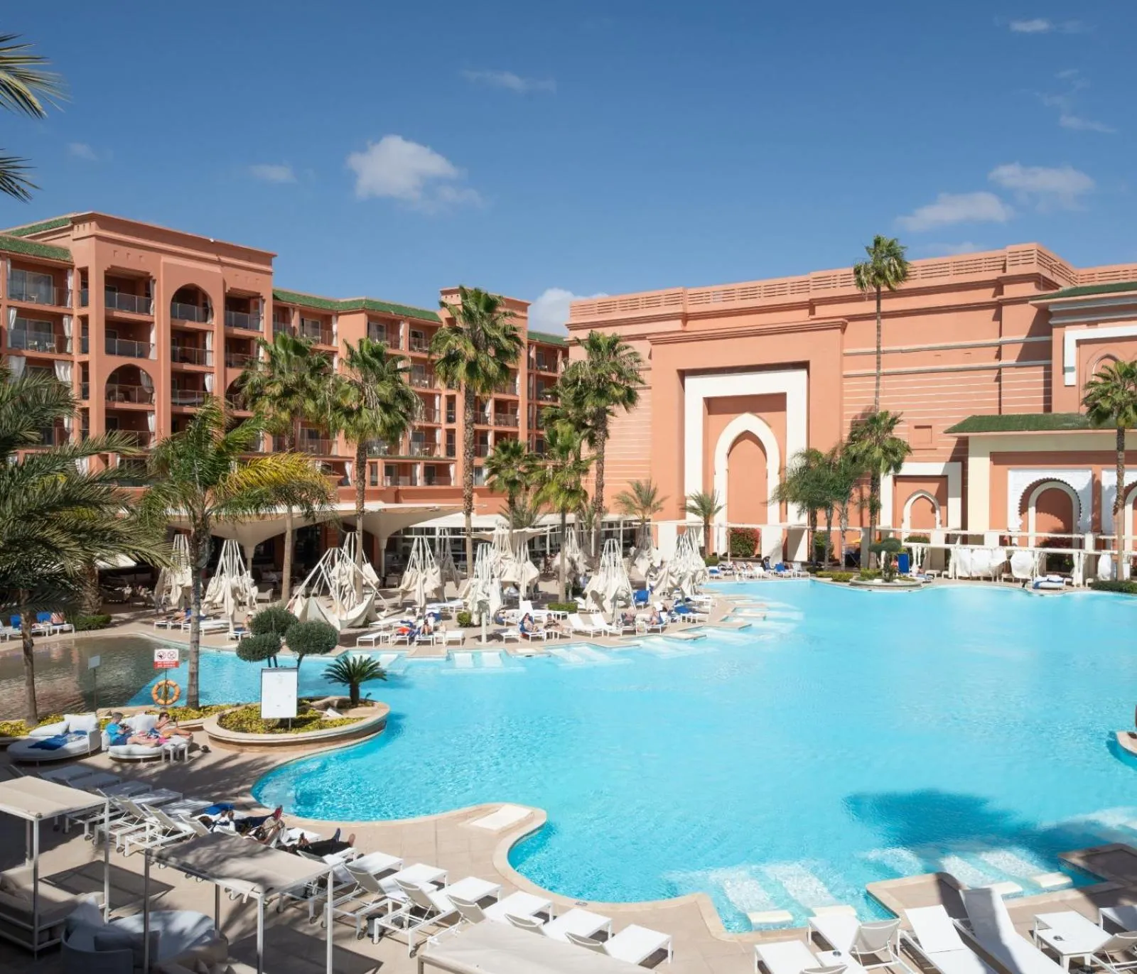 Swimming pool in Savoy Le Grand Hotel Marrakech