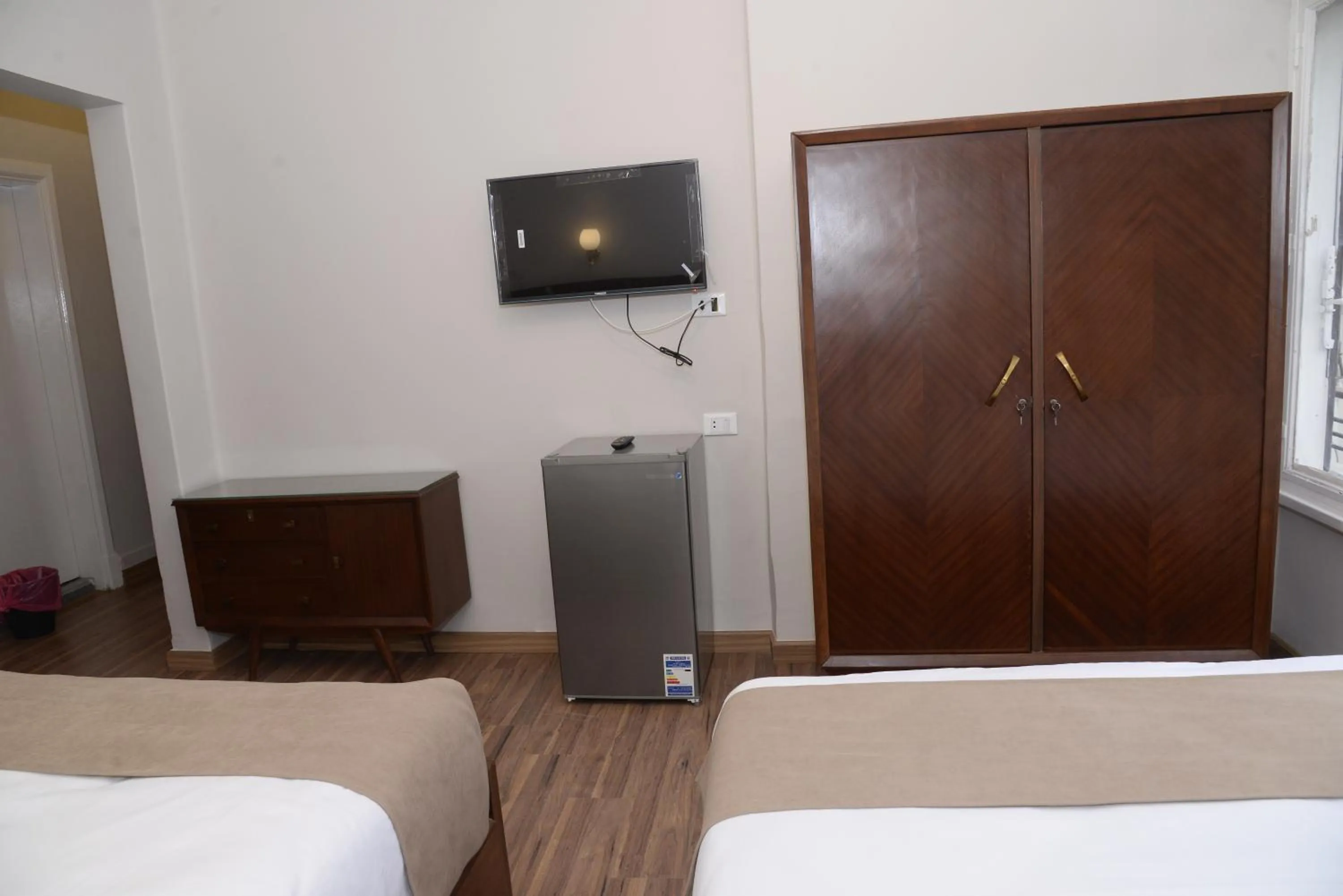 Bed in Lotus Hotel Cairo