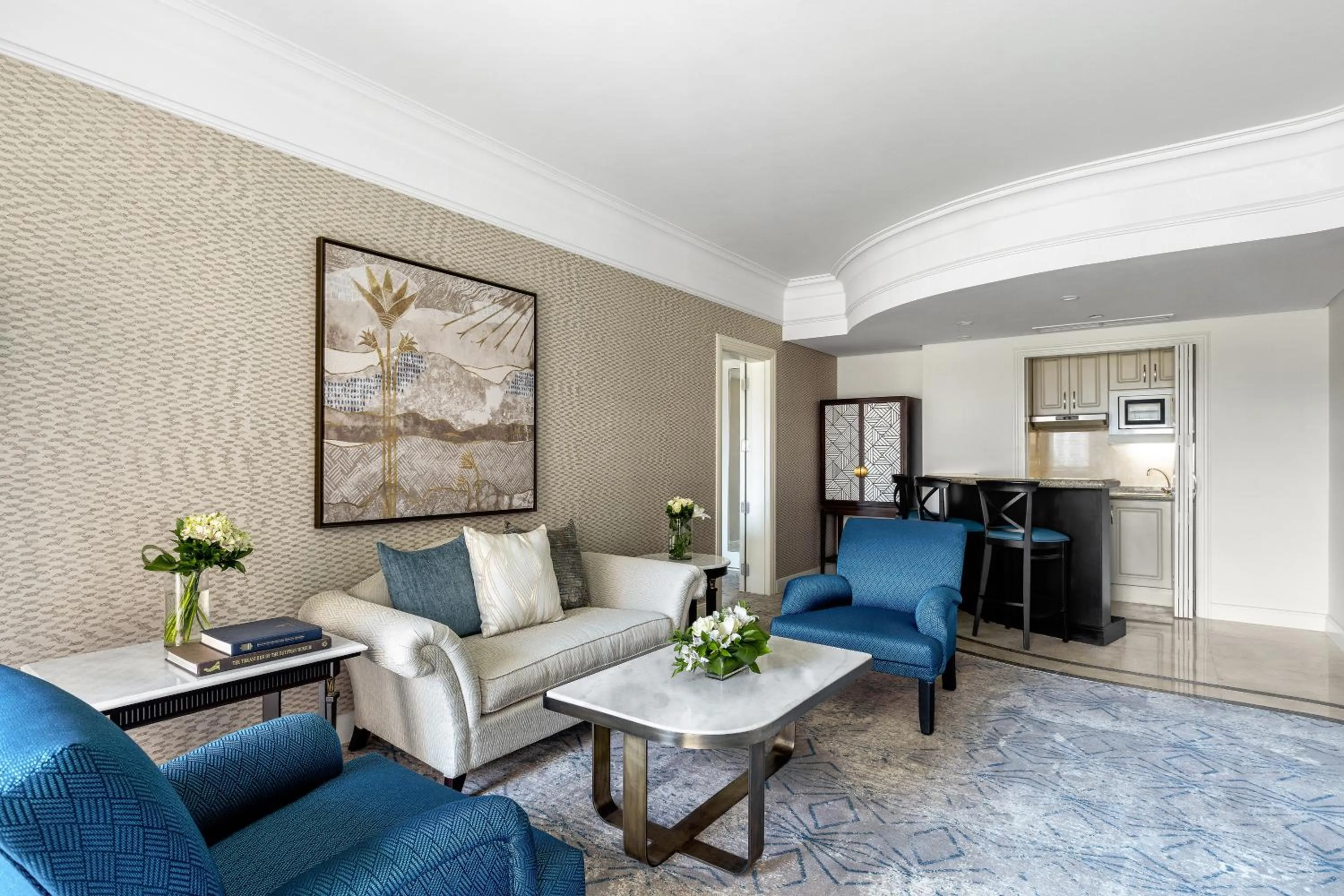 Seating area in Intercontinental Cairo Citystars by IHG