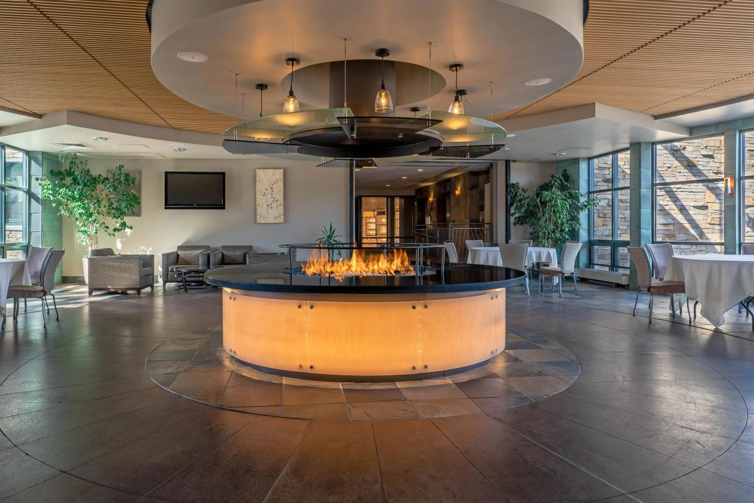 Seating area in Newpark Resort