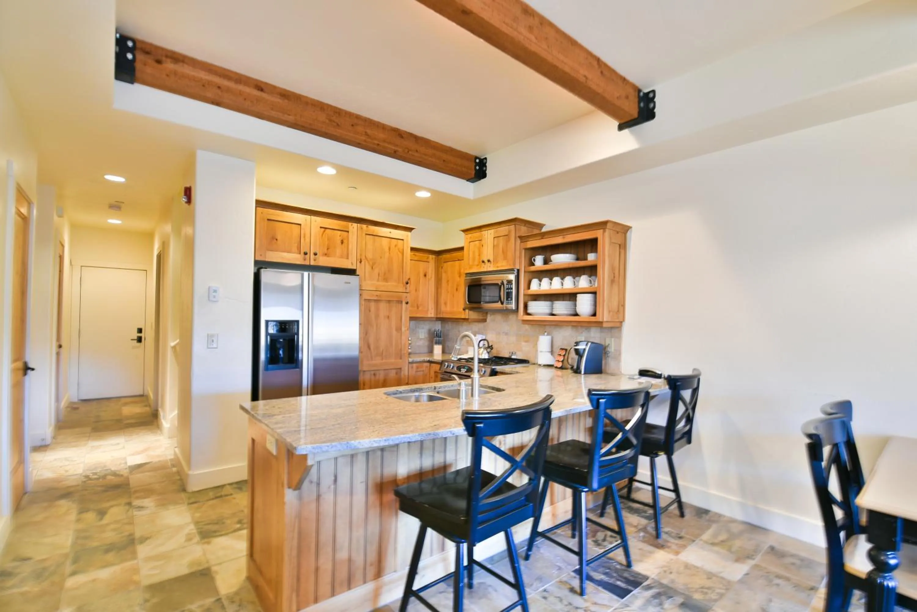 Kitchen or kitchenette in Newpark Resort