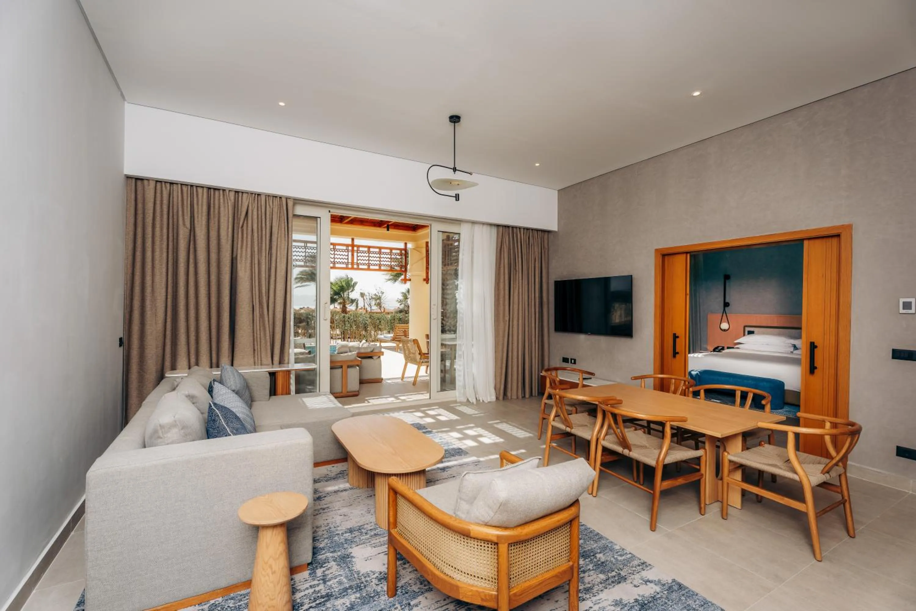 Bed in Sheraton Soma Bay Resort