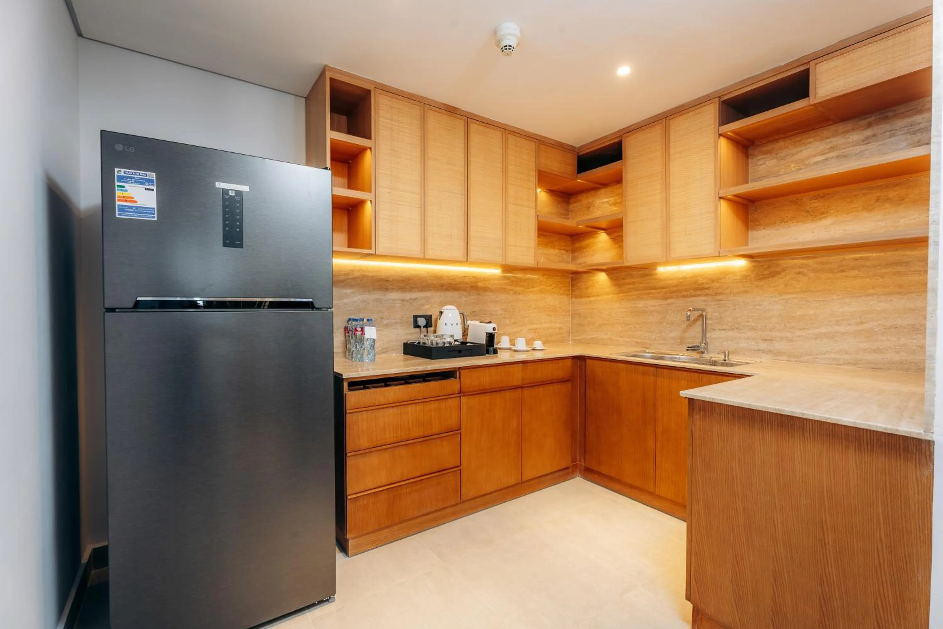 Kitchen or kitchenette in Sheraton Soma Bay Resort