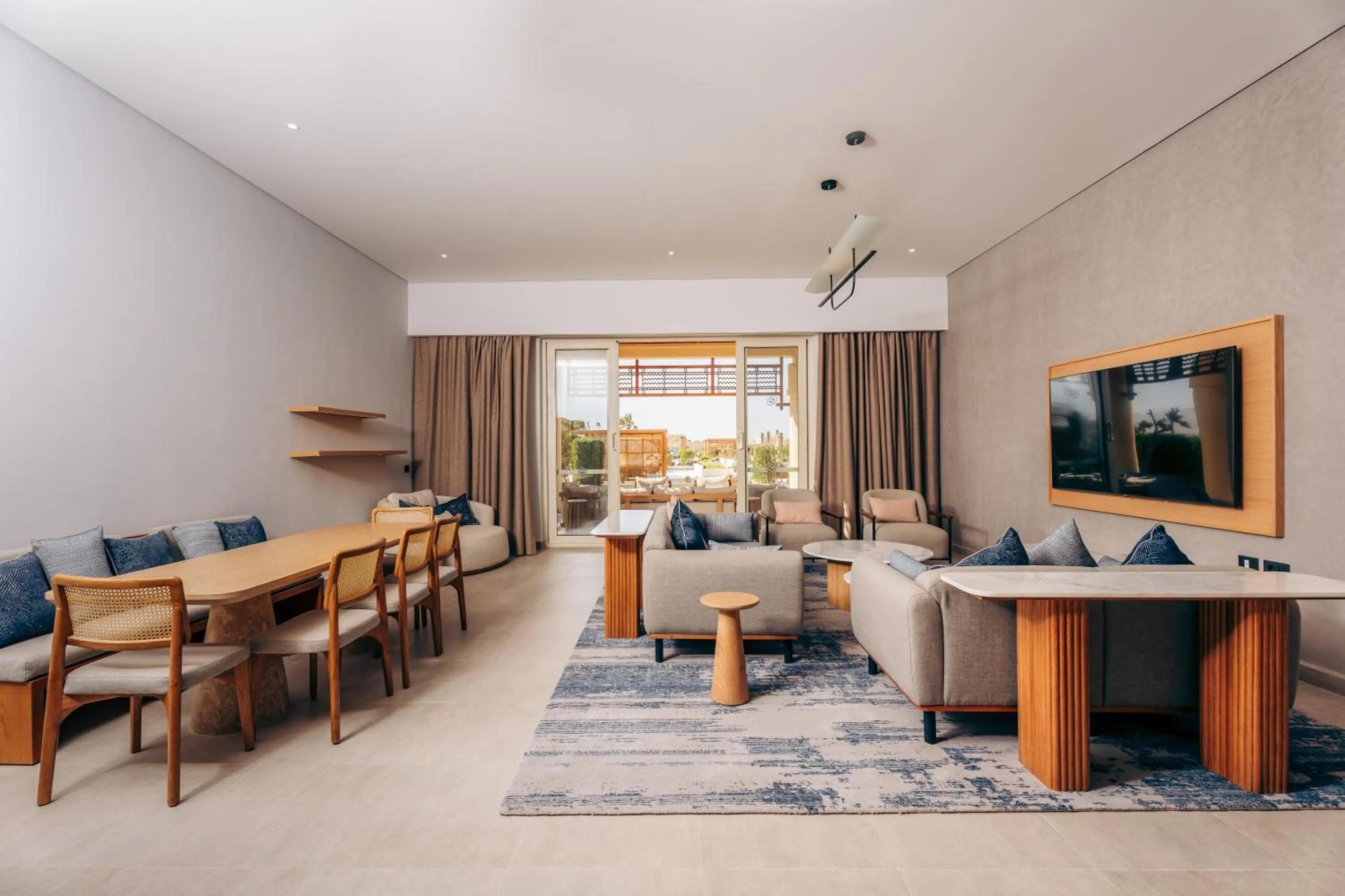 Living room in Sheraton Soma Bay Resort