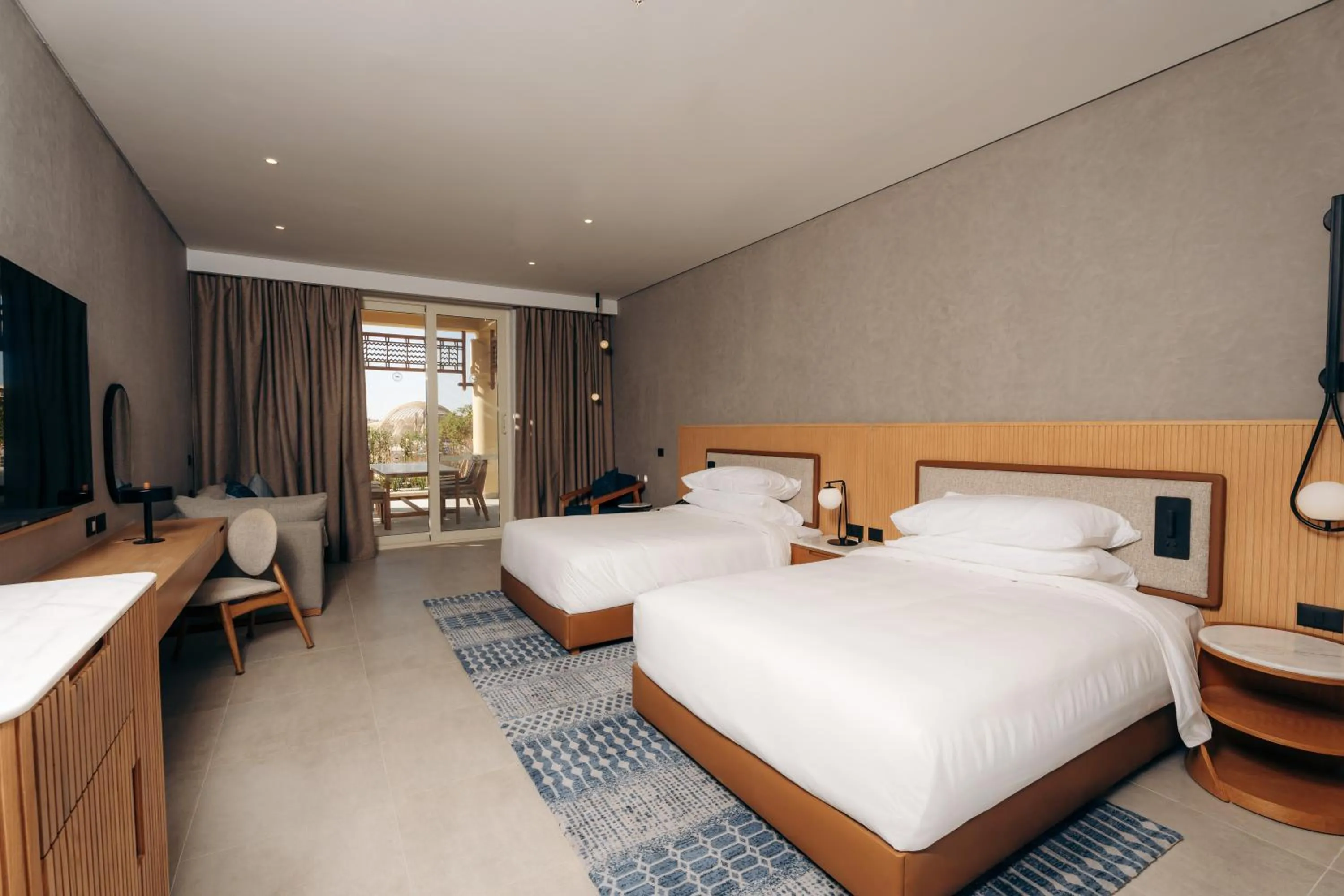 View (from property/room), Bed in Sheraton Soma Bay Resort