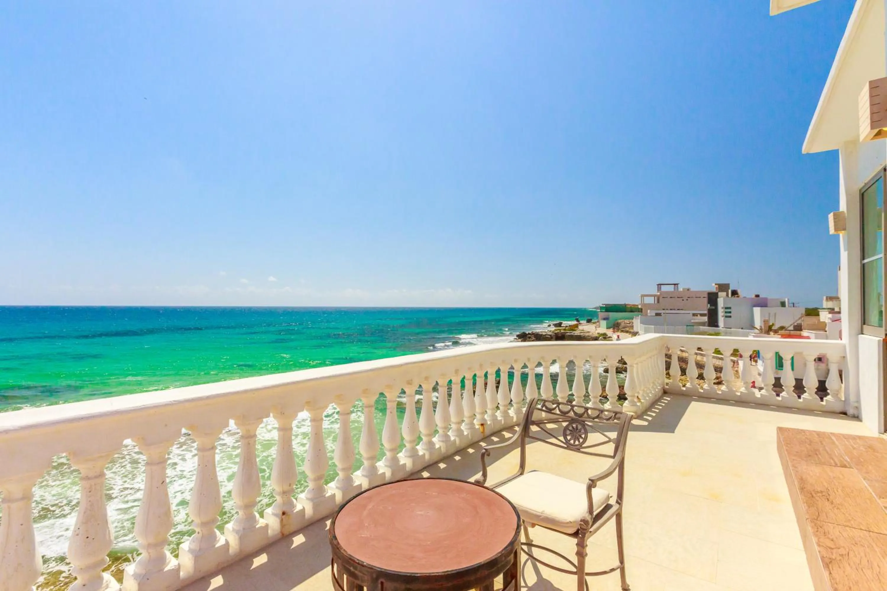 Balcony/Terrace in Villa Elena Isla Mujeres