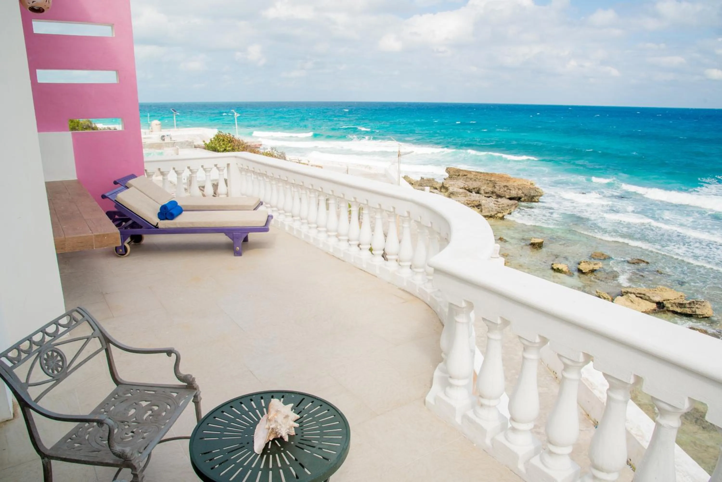 Balcony/Terrace in Villa Elena Isla Mujeres