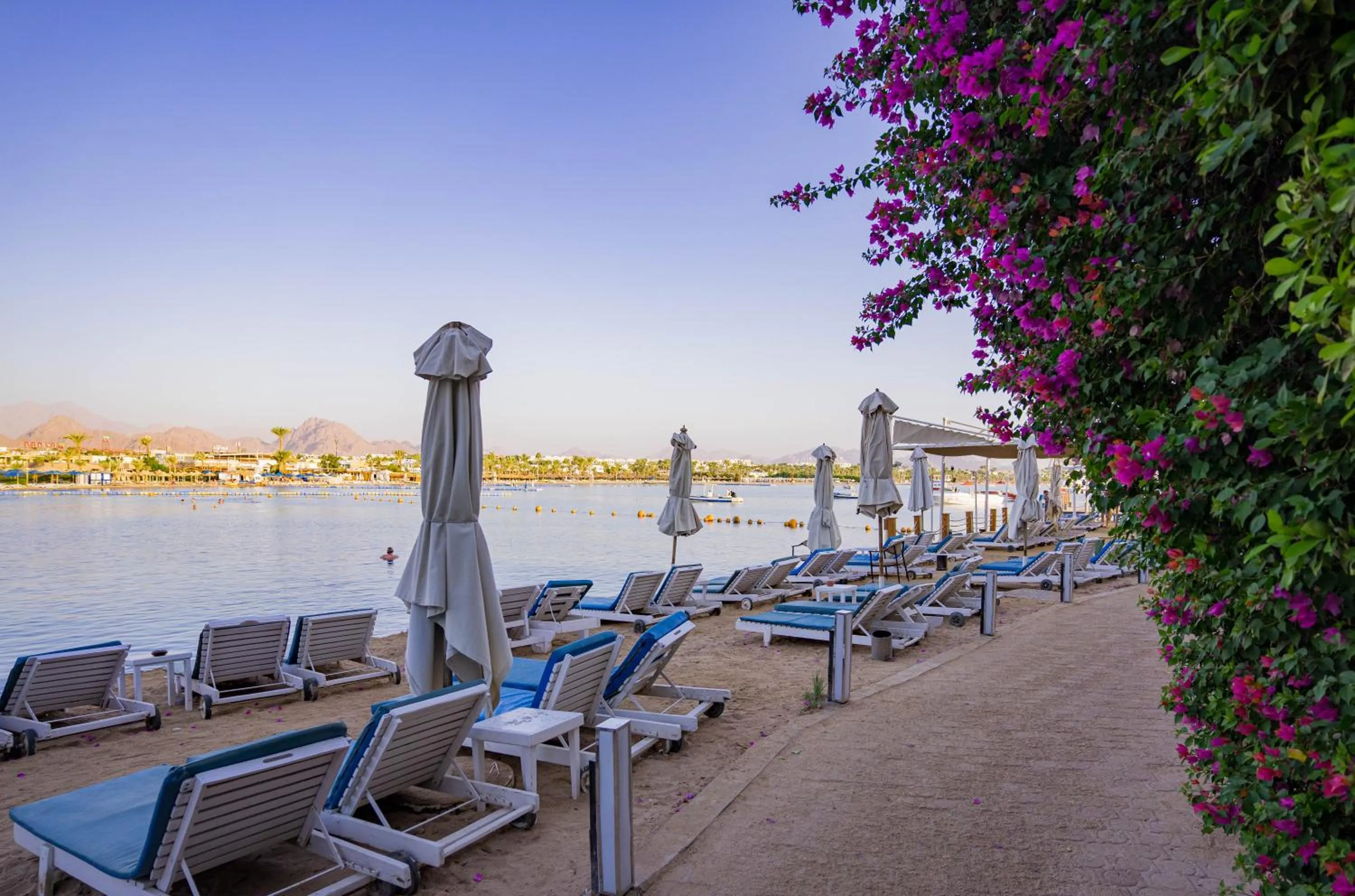 Beach in Marina Sharm Hotel