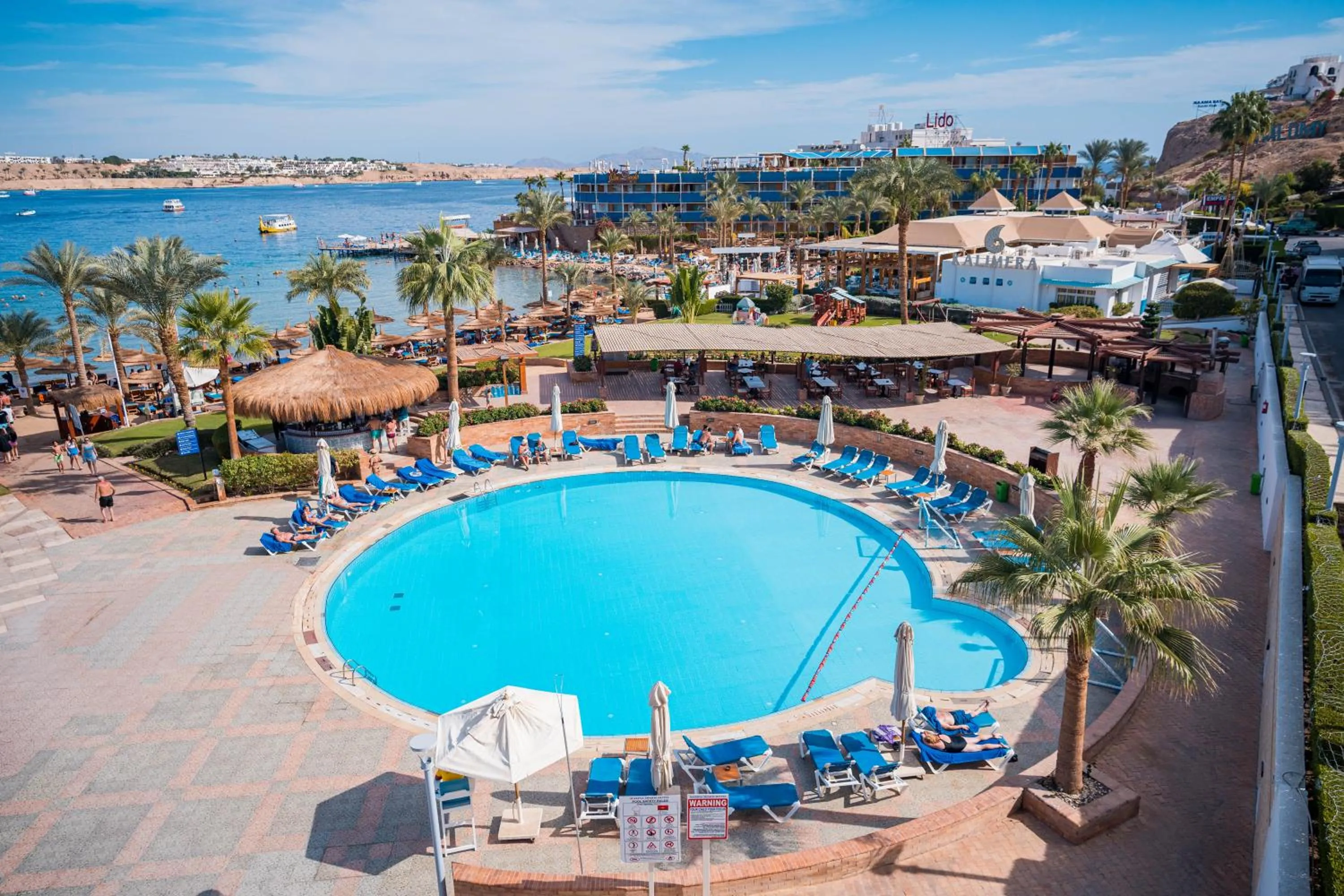 Pool view in Marina Sharm Hotel