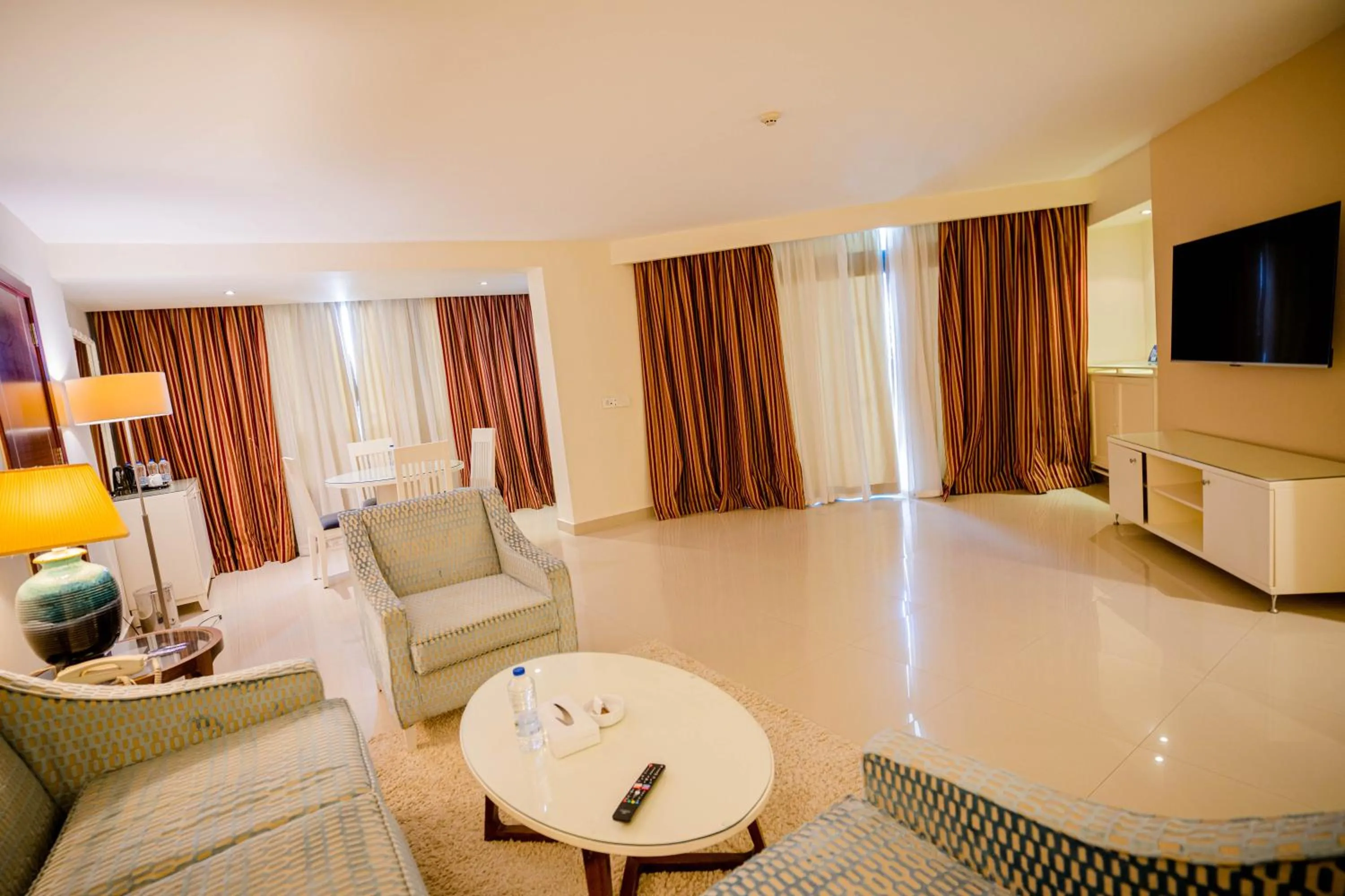 Communal lounge/ TV room in Marina Sharm Hotel